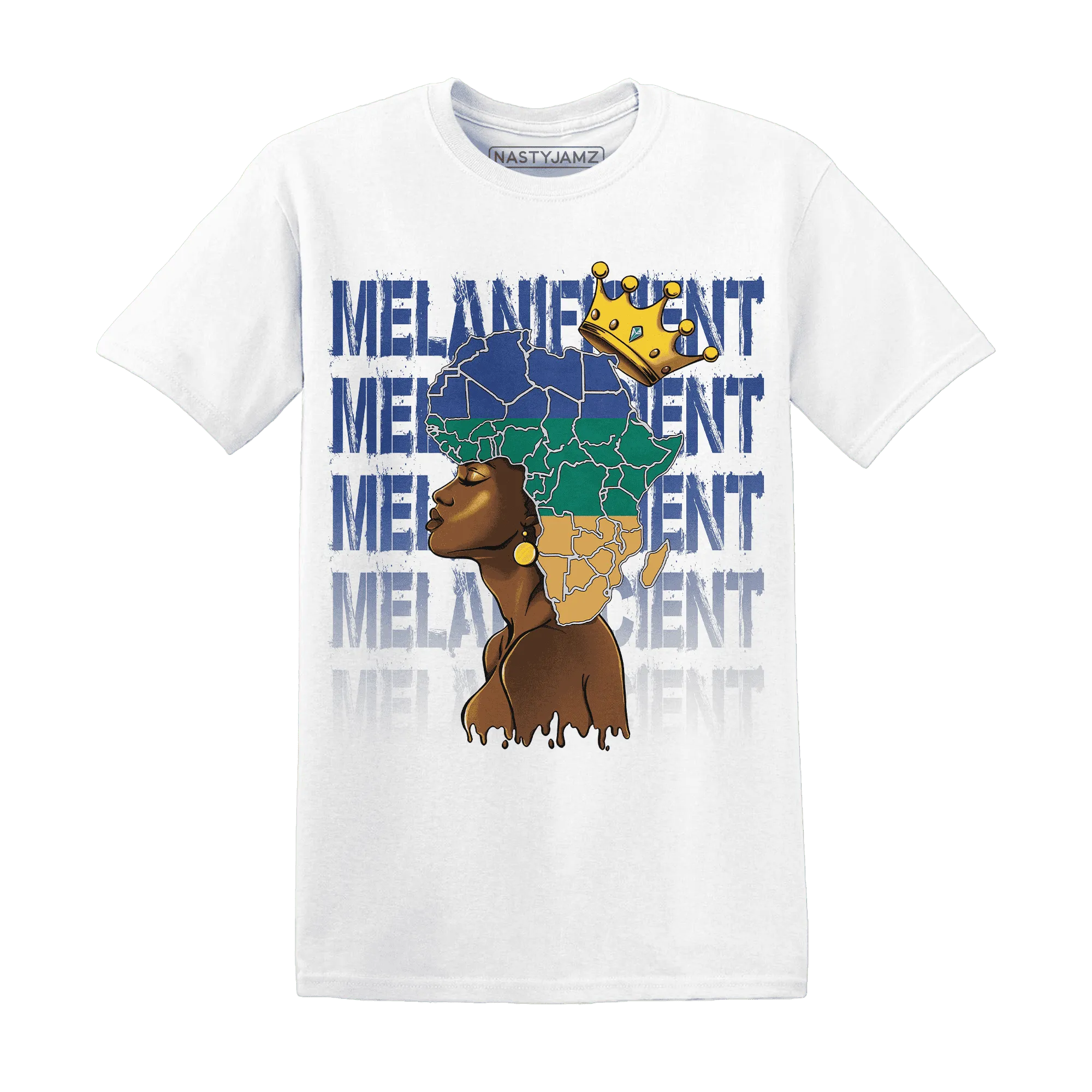 Dunk-Hyper-Royal-Malachite-NastyJamz-T-Shirt-Match-Melanificient