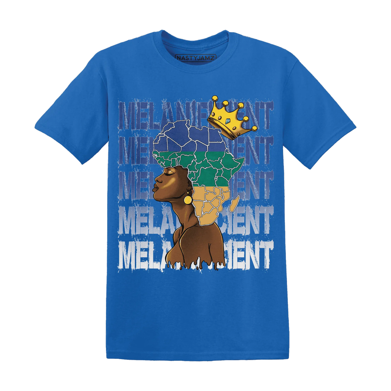 Dunk-Hyper-Royal-Malachite-NastyJamz-T-Shirt-Match-Melanificient