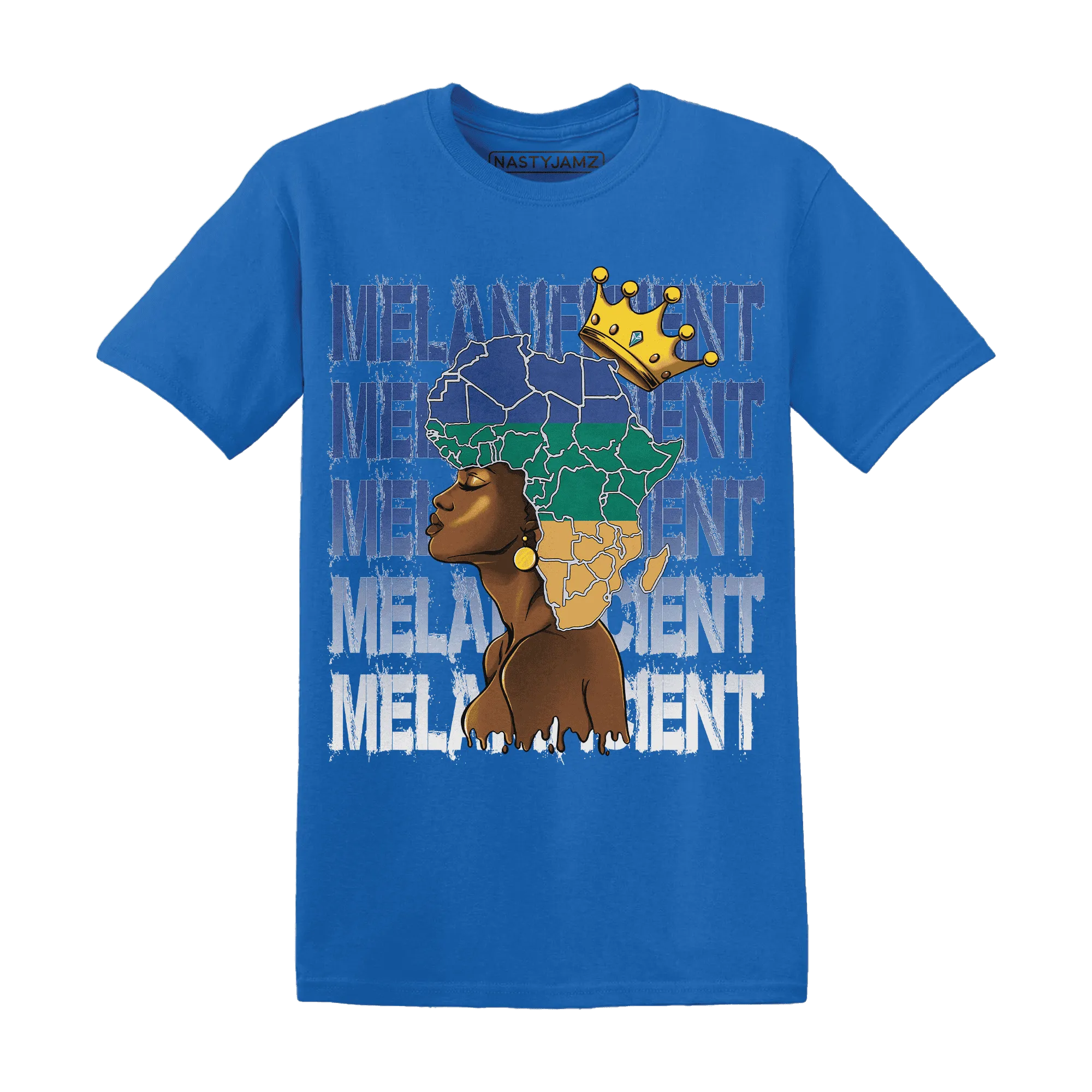 Dunk-Hyper-Royal-Malachite-NastyJamz-T-Shirt-Match-Melanificient