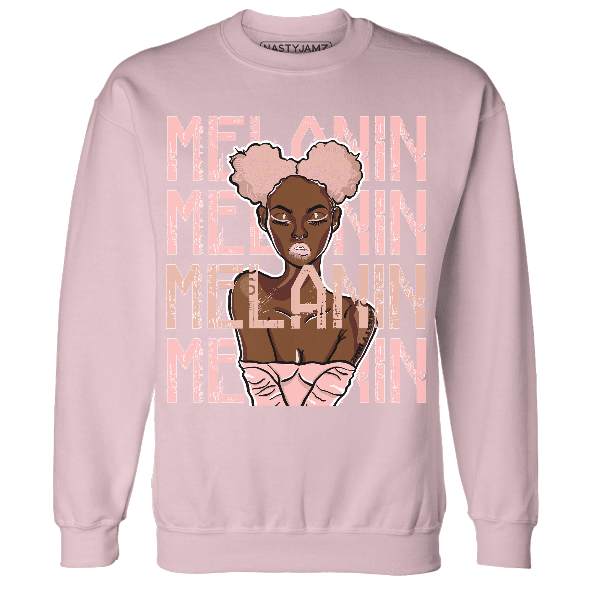 Low Legend Pink 11s Sweatshirt Match Melanin Girl - NastyJamz