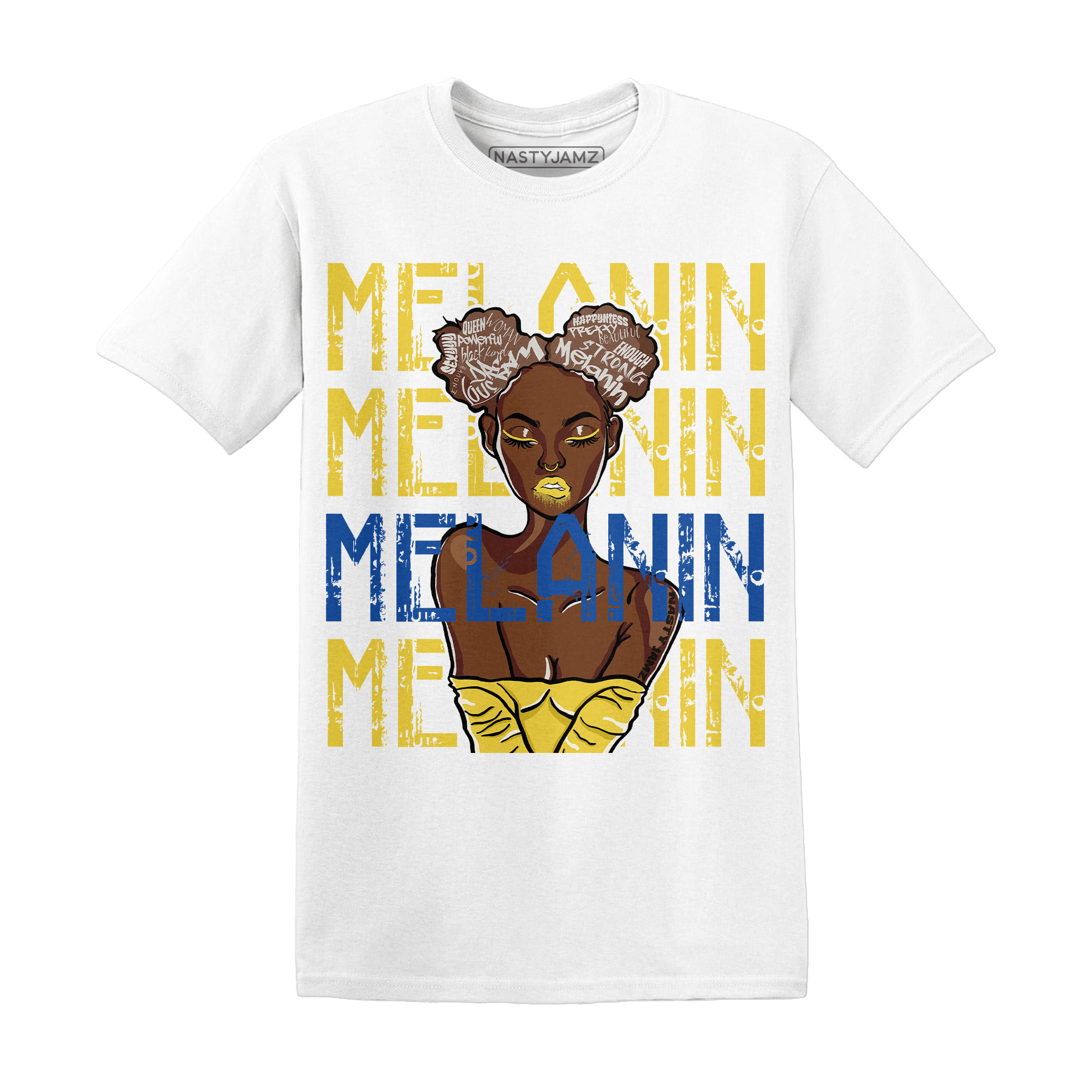 Low OG Canary TVSC 1s T Shirt Match Melanin Girl - NastyJamz
