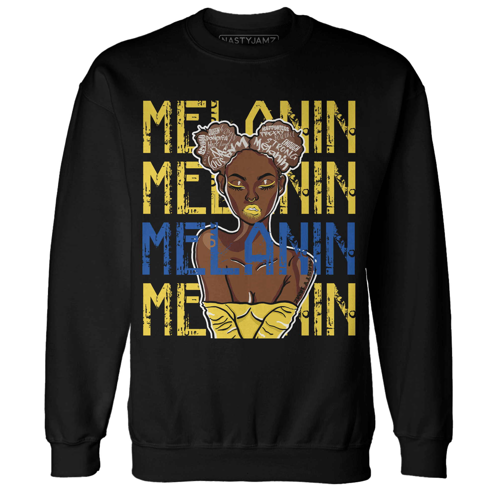 Low OG Canary TVSC 1s Sweatshirt Match Melanin Girl - NastyJamz