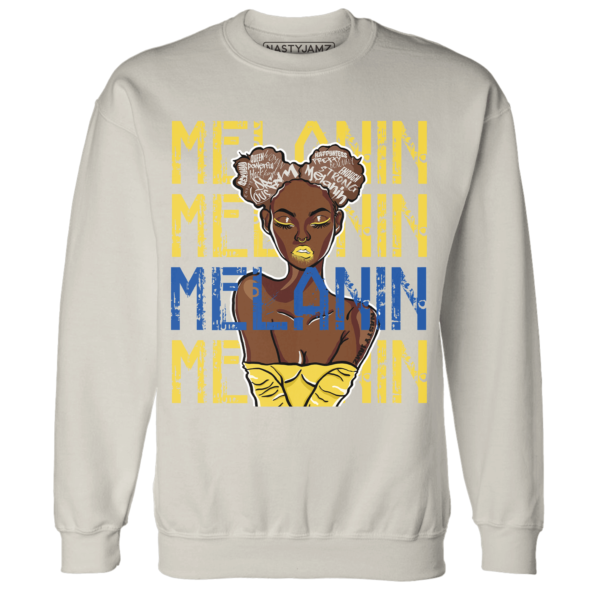 Low OG Canary TVSC 1s Sweatshirt Match Melanin Girl - NastyJamz