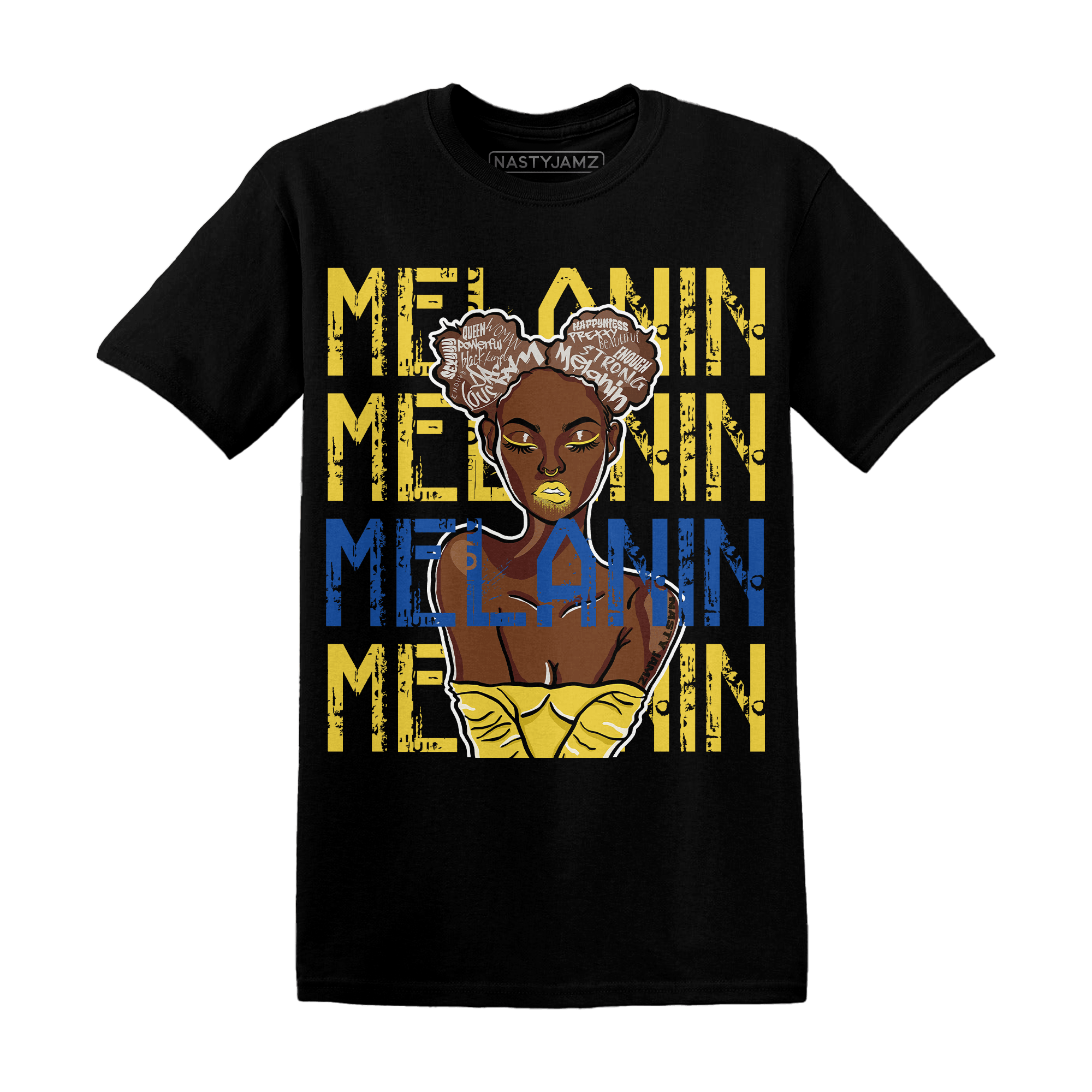 Low OG Canary TVSC 1s T Shirt Match Melanin Girl - NastyJamz