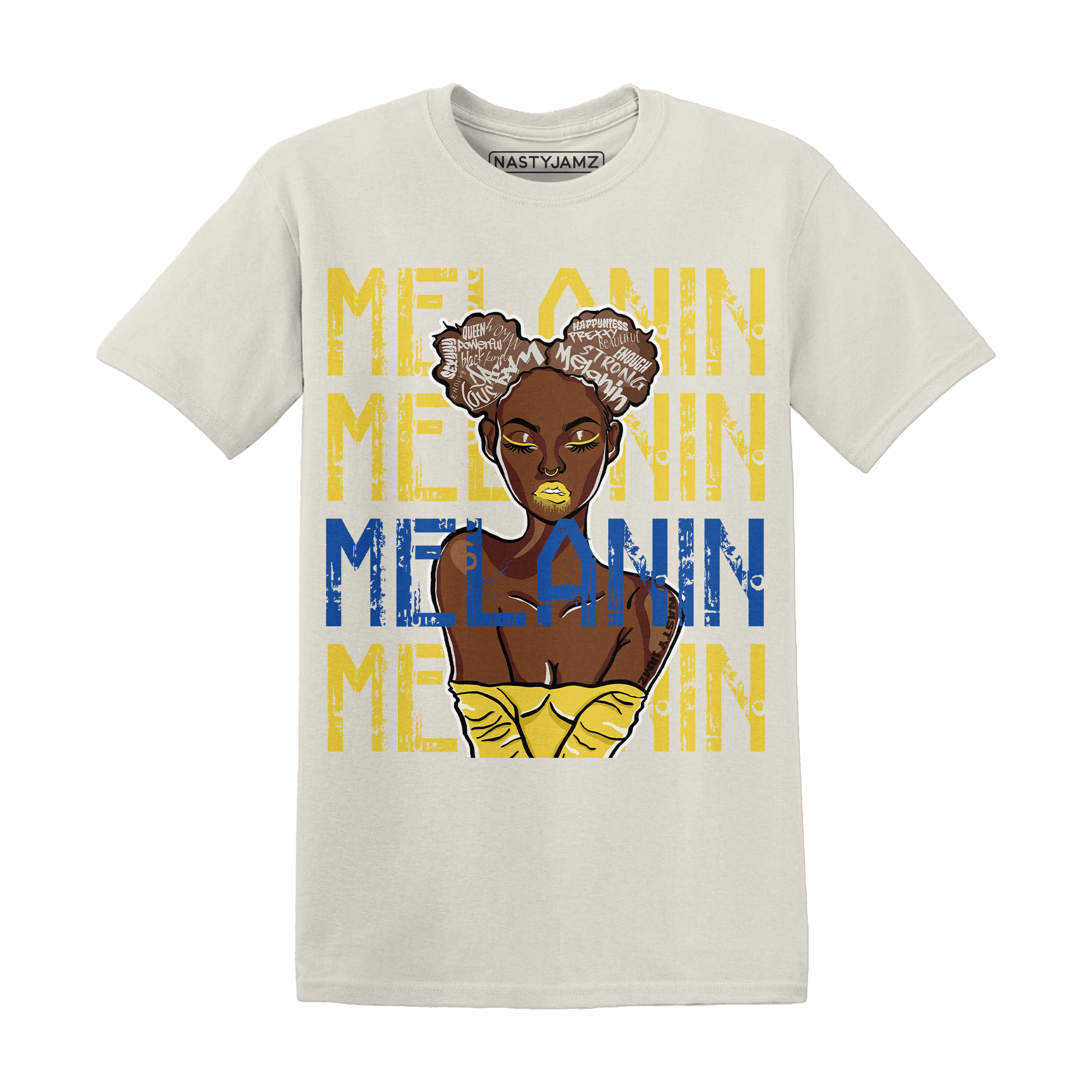 Low OG Canary TVSC 1s T Shirt Match Melanin Girl - NastyJamz