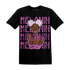 GS Hyper Violet 4s T Shirt Match Melanin Girl - NastyJamz