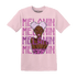 GS Hyper Violet 4s T Shirt Match Melanin Girl - NastyJamz