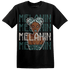 Oxidized Green 4s T Shirt Match Melanin Girl - NastyJamz