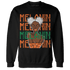 MAM Hurricanes 5s Sweatshirt Match Melanin Girl - NastyJamz