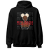 Jumman Jack University Red Hoodie Match Melanin Girl - NastyJamz