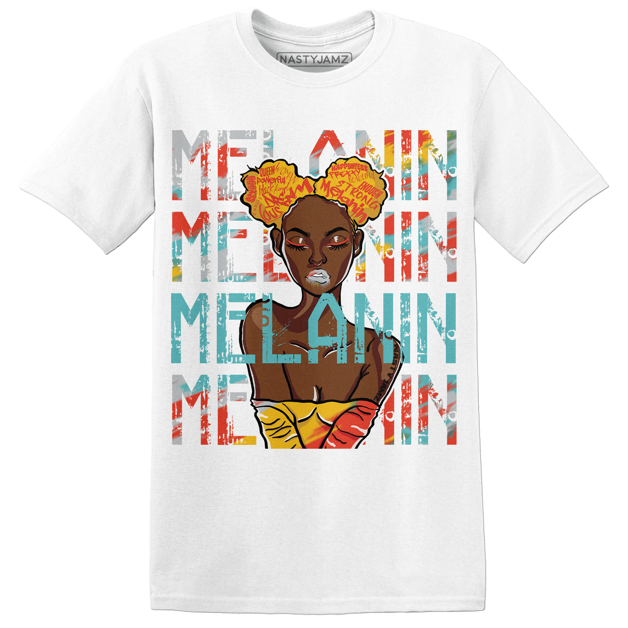 KB 8 Protro Venice Beach T Shirt Match Melanin Girl - NastyJamz