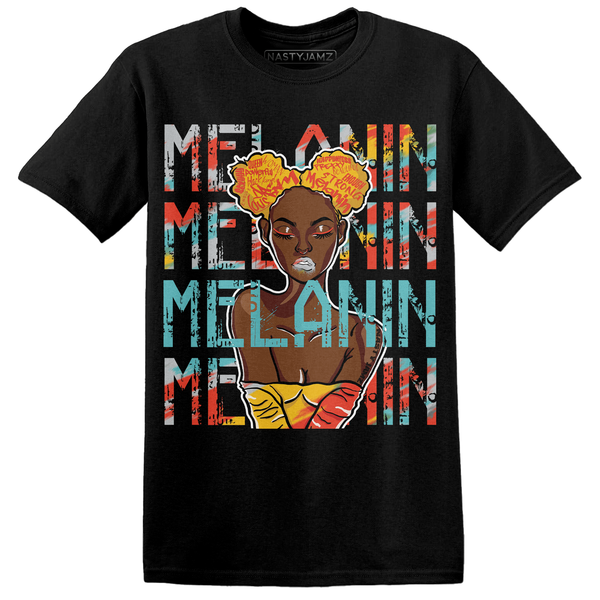 KB 8 Protro Venice Beach T Shirt Match Melanin Girl - NastyJamz