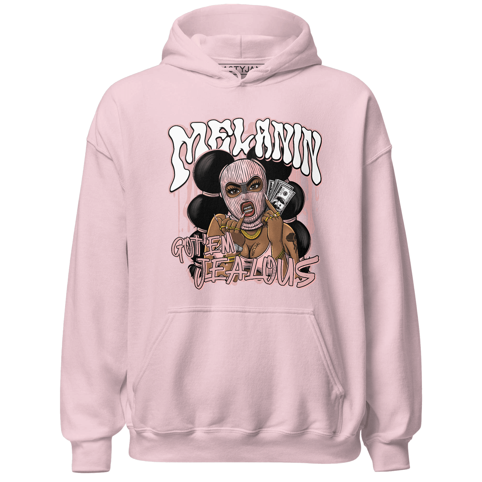 Low Legend Pink 11s Hoodie Match Melanin Got Em Jealous - NastyJamz