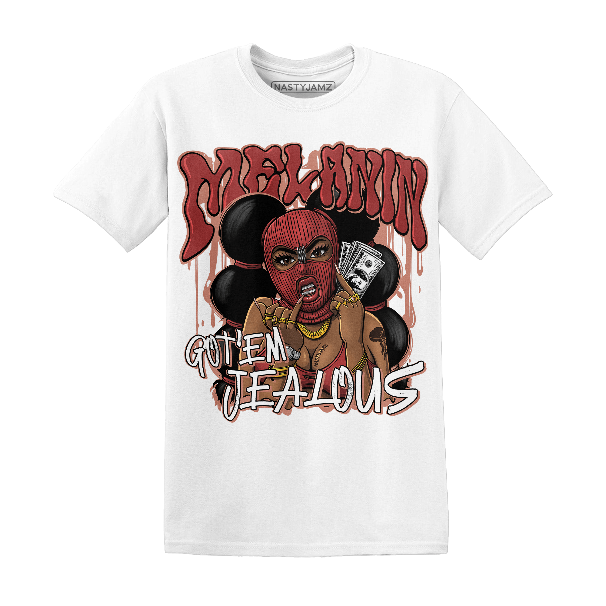 Dune Red 13s T Shirt Match Melanin Got Em Jealous - NastyJamz