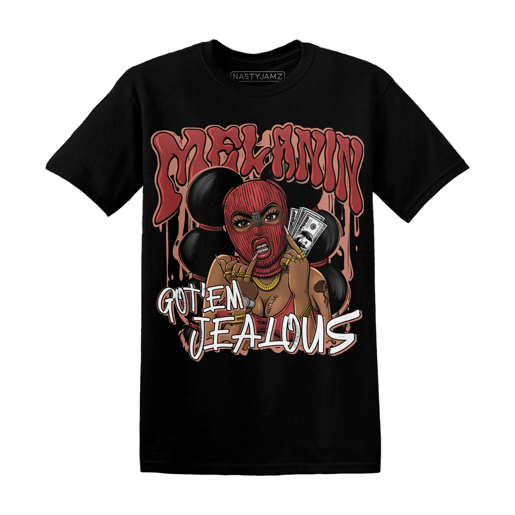 Dune Red 13s T Shirt Match Melanin Got Em Jealous - NastyJamz