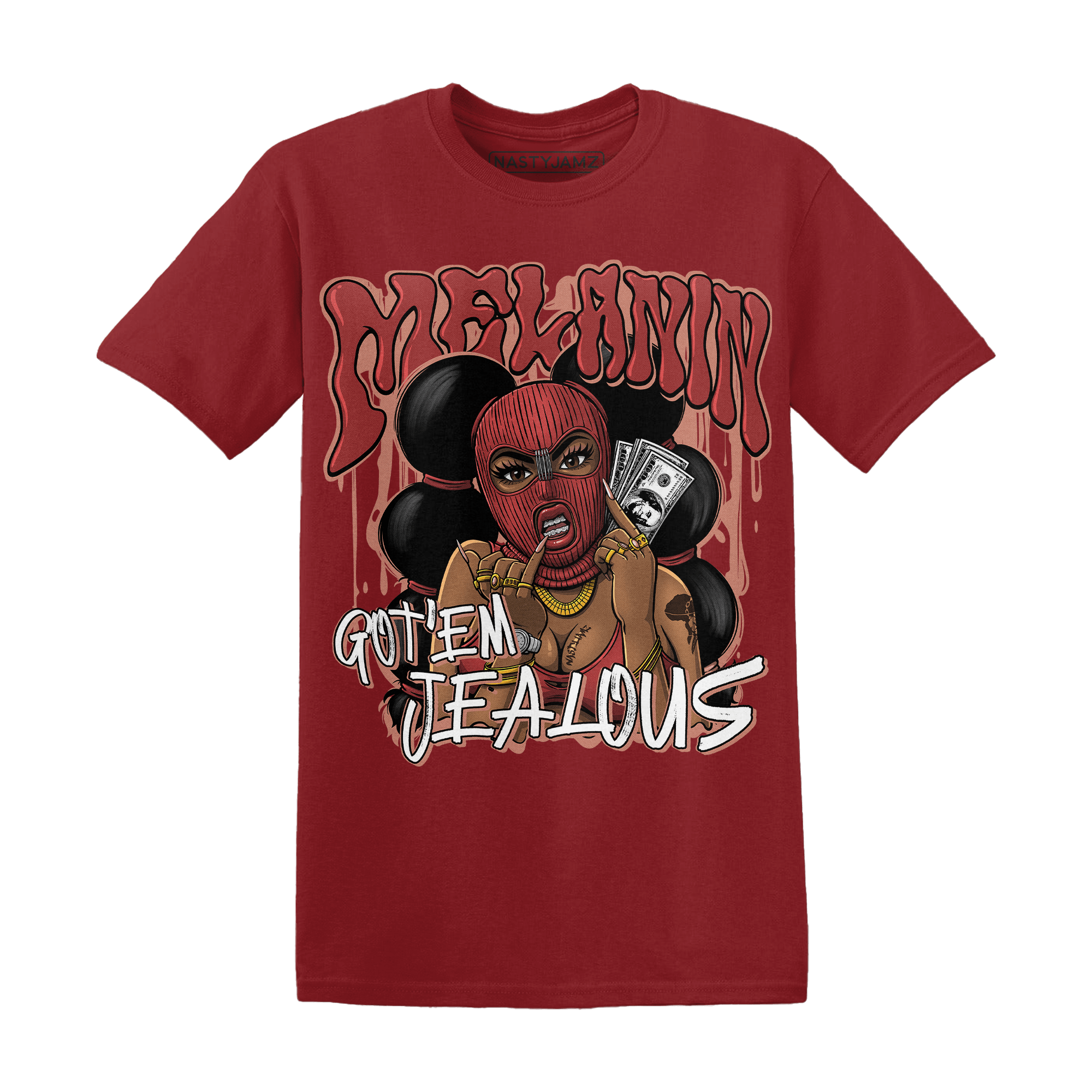 Dune Red 13s T Shirt Match Melanin Got Em Jealous - NastyJamz