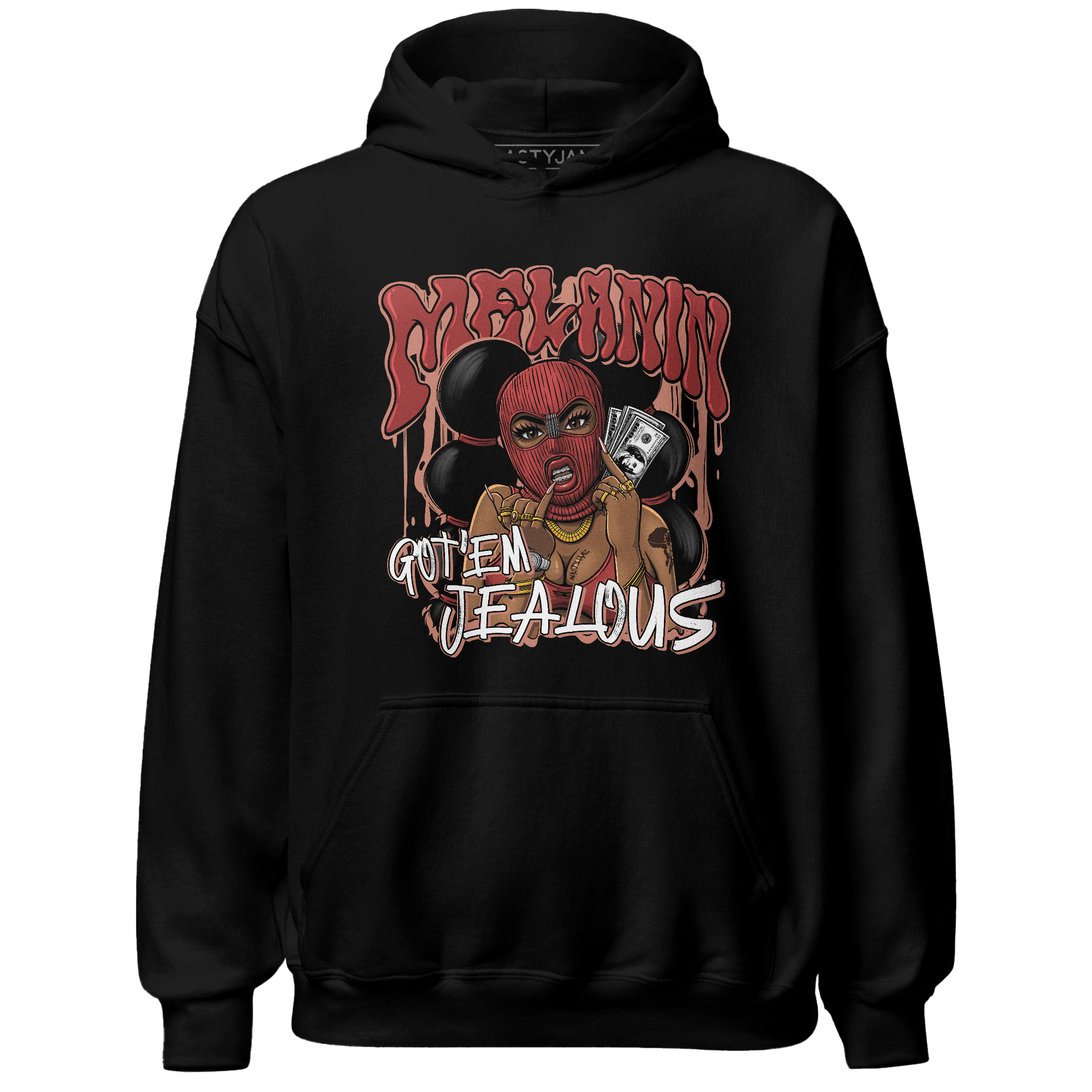 Dune Red 13s Hoodie Match Melanin Got Em Jealous - NastyJamz