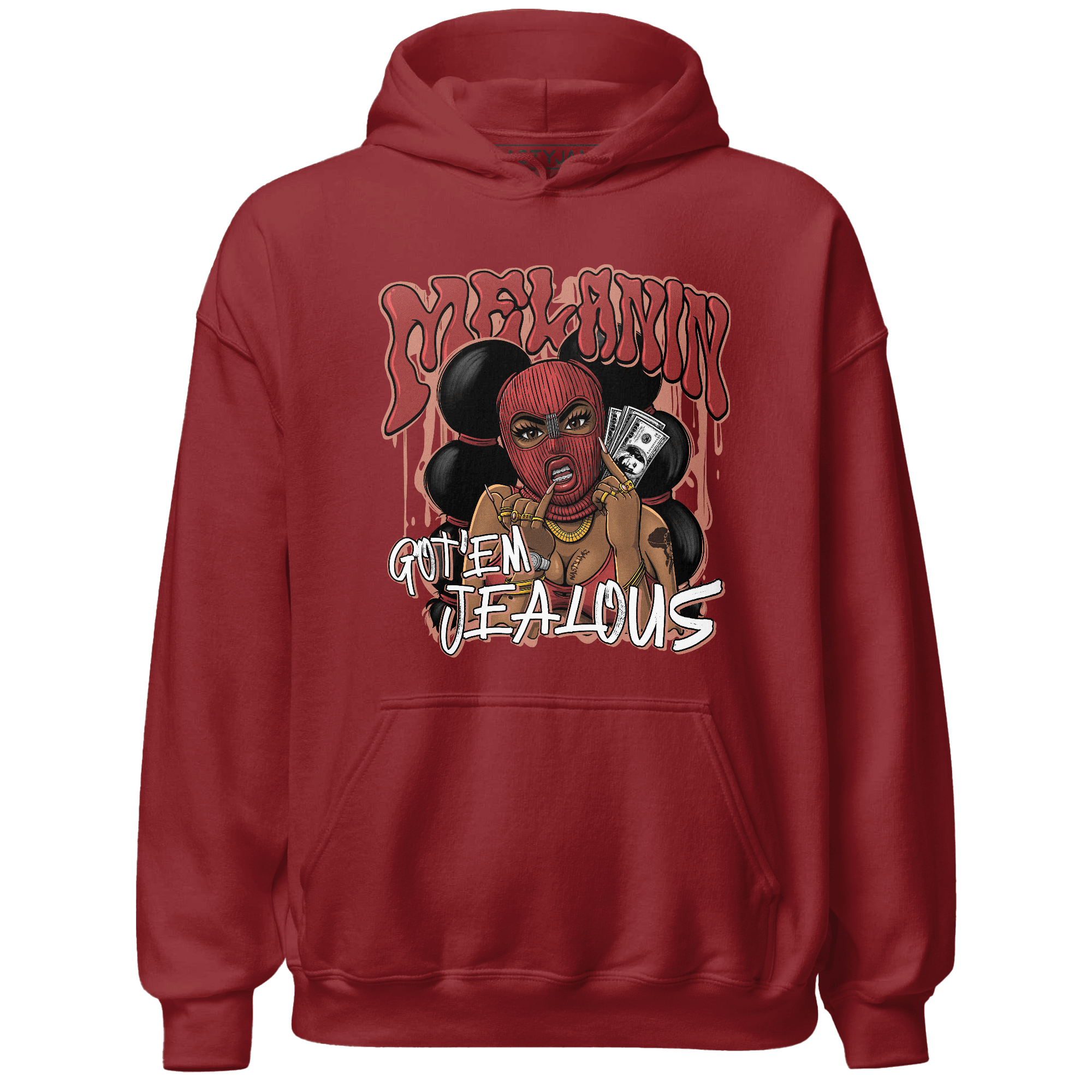 Dune Red 13s Hoodie Match Melanin Got Em Jealous - NastyJamz