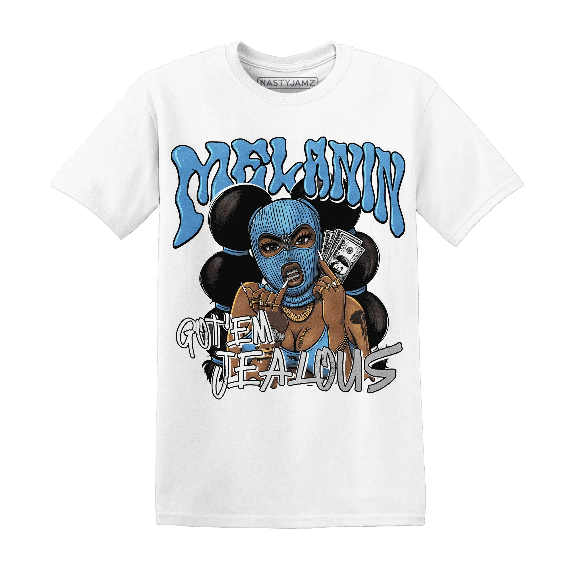 NastyJamz-Carolina-Blue-Univercitii-17s-T-Shirt-Match-Melanin-Got-Em-Jealous