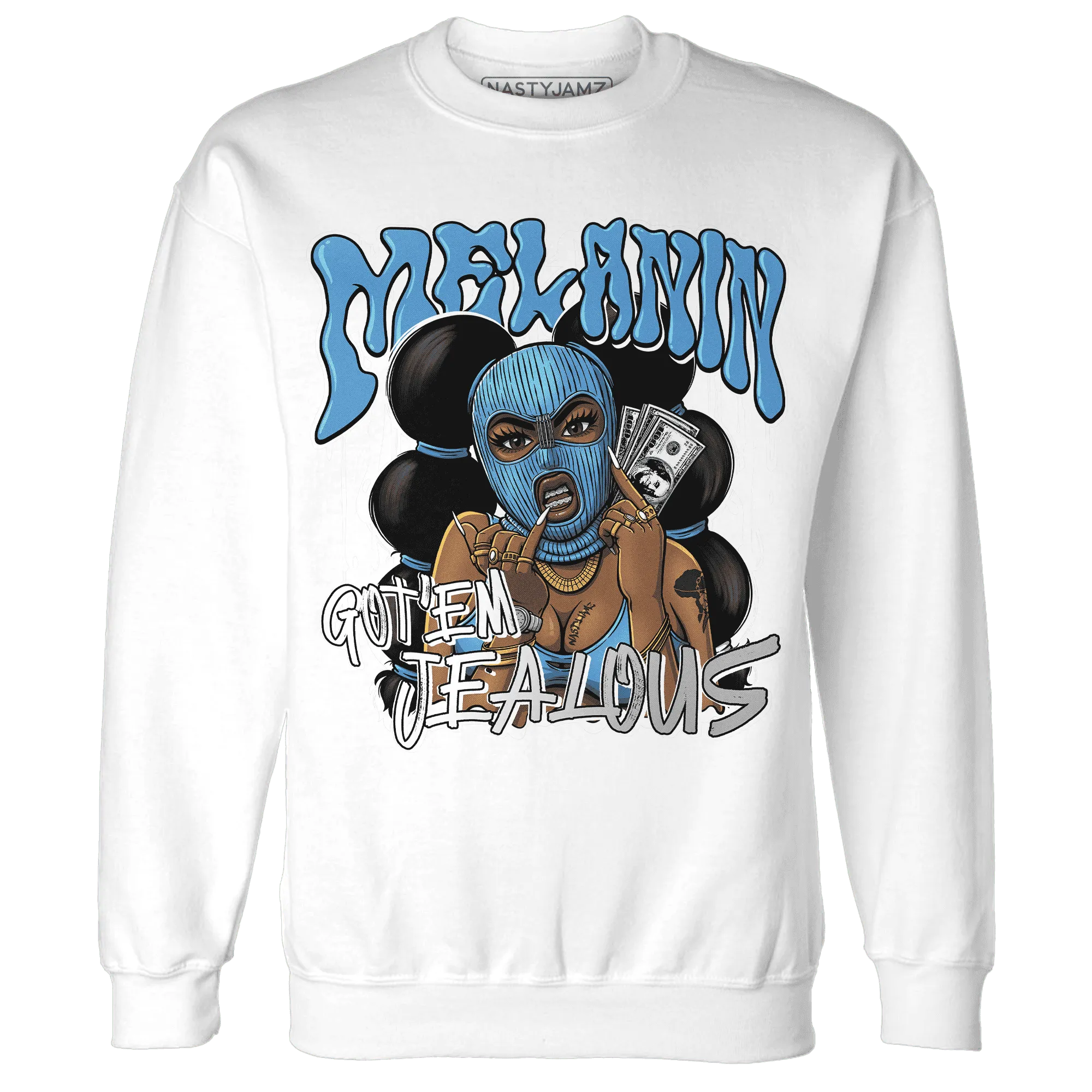 NastyJamz-Carolina-Blue-Univercitii-17s-Sweatshirt-Match-Melanin-Got-Em-Jealous
