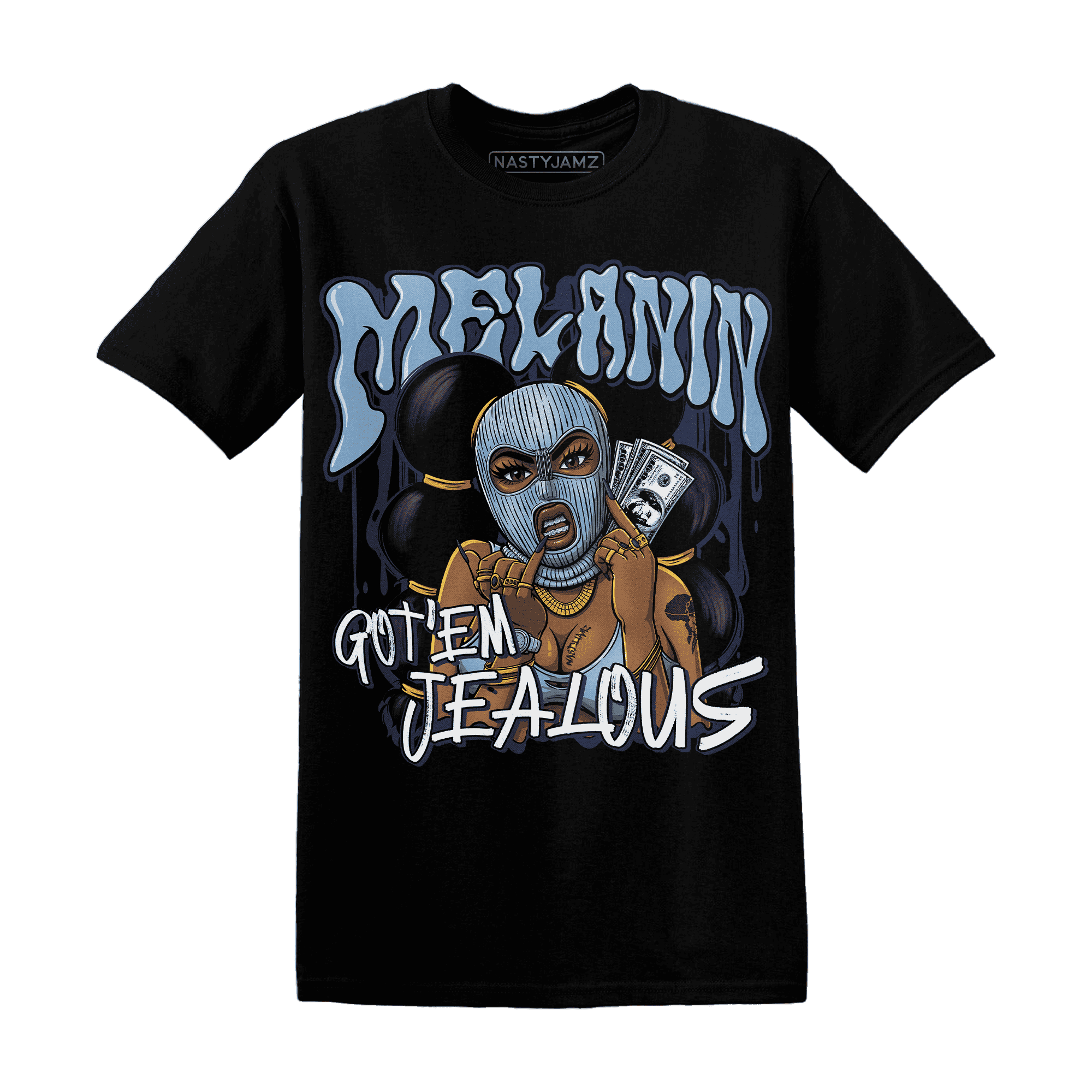 First In Flight 1s T Shirt Match Melanin Got Em Jealous - NastyJamz