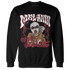 High 85 Metallic Burgundy 1s Sweatshirt Match Melanin Got Em Jealous - NastyJamz