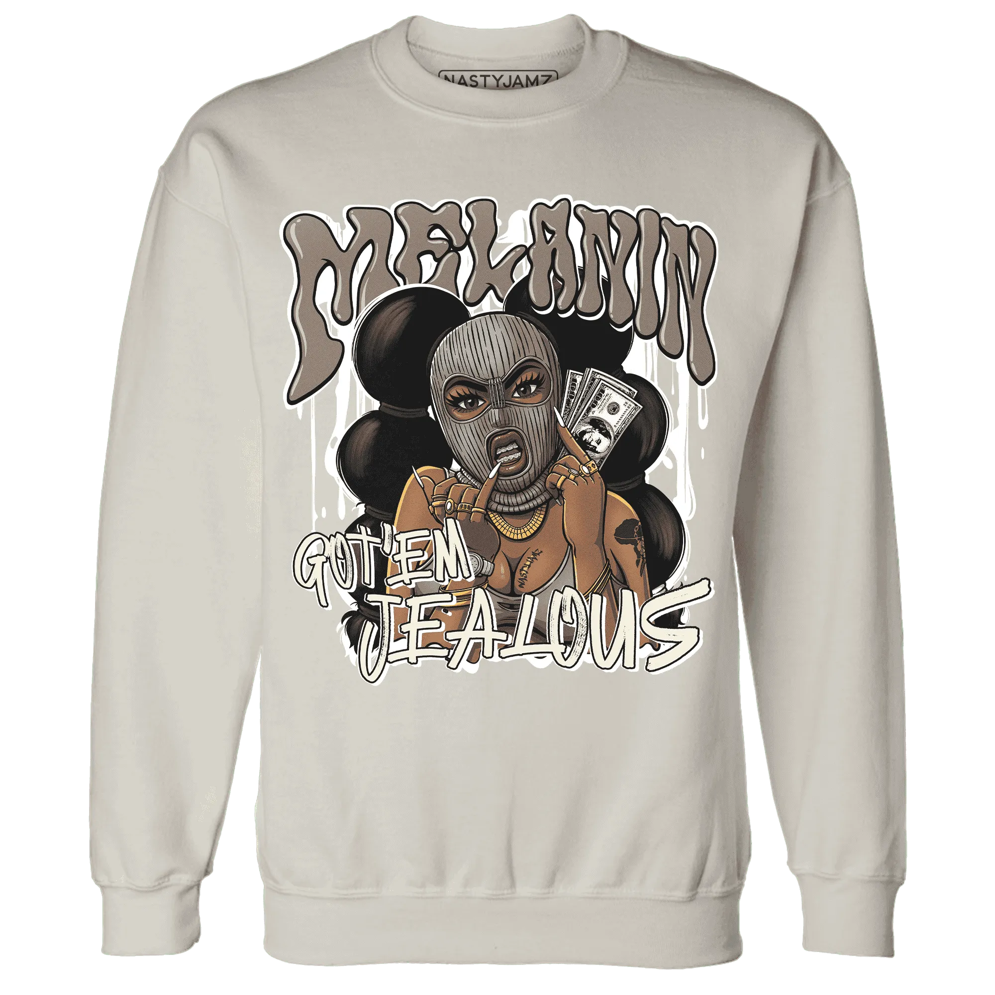 NastyJamz-Low-Mocha-1s-Sweatshirt-Match-Melanin-Got-Em-Jealous