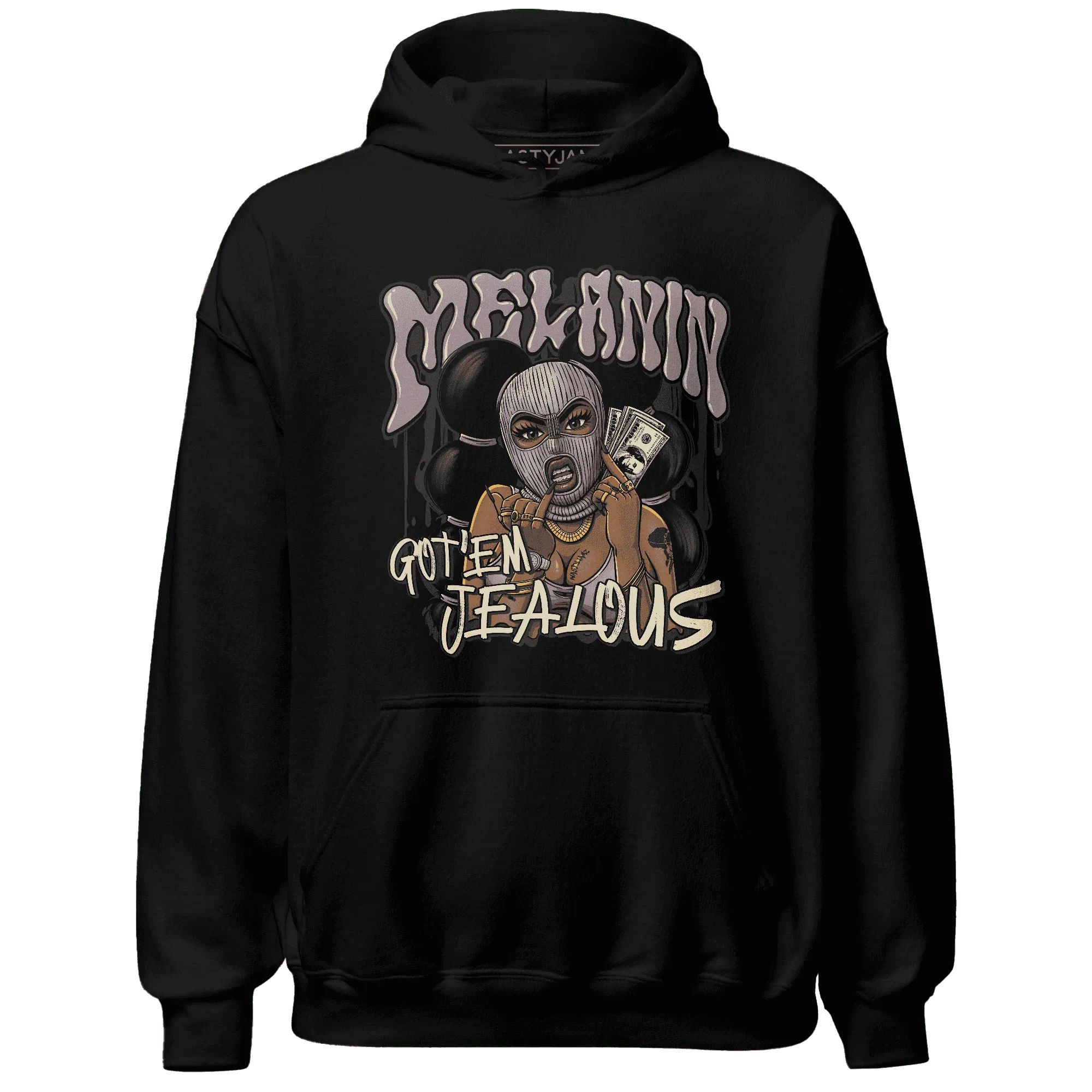 NastyJamz-Black-Violet-Ore-3s-Hoodie-Match-Melanin-Got-Em-Jealous