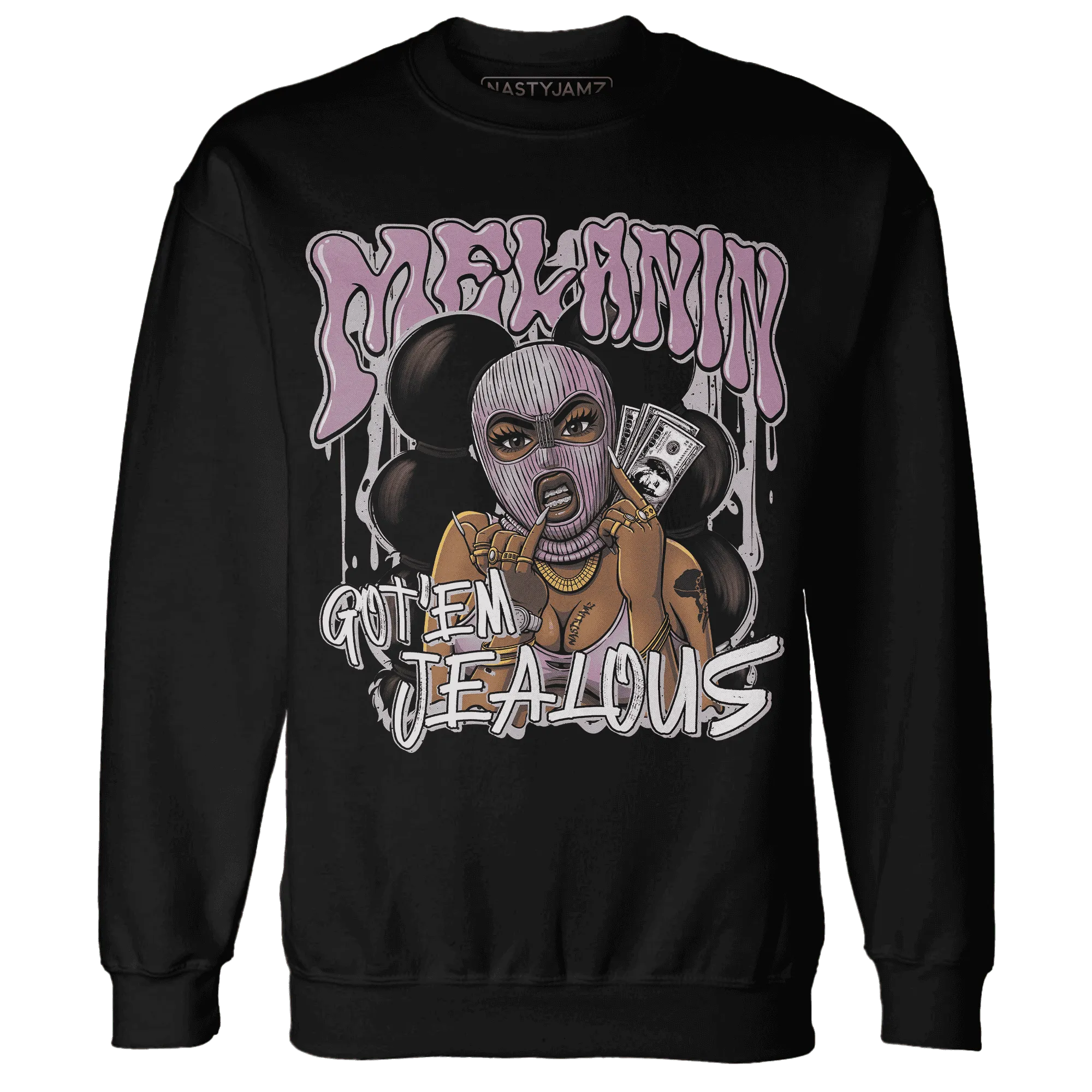 Orchid-Neutral-Grey-Black-White-4s-NastyJamz-Sweatshirt-Match-Melanin-Got-Em-Jealous