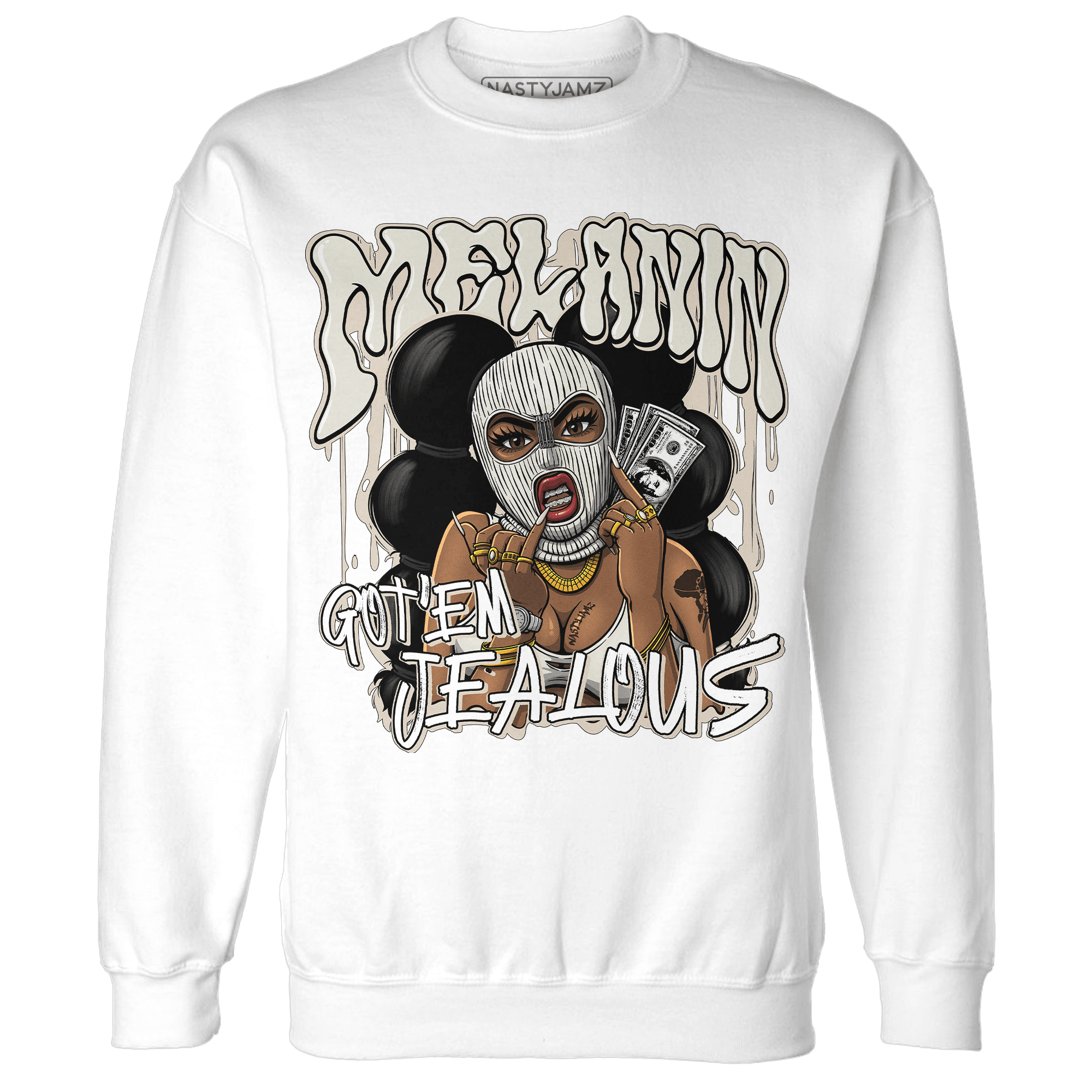 SE Sail 5s Sweatshirt Match Melanin Got Em Jealous - NastyJamz