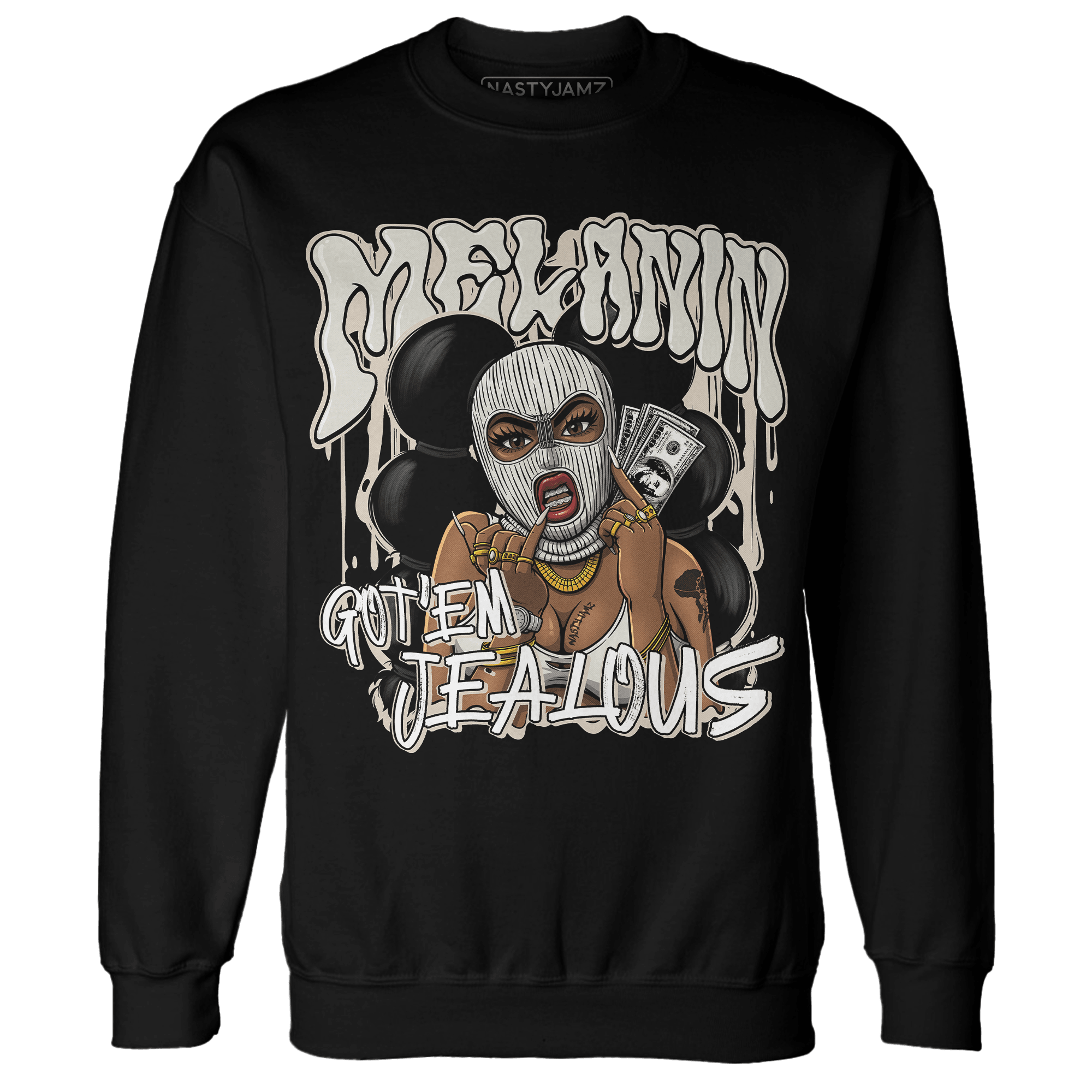 SE Sail 5s Sweatshirt Match Melanin Got Em Jealous - NastyJamz