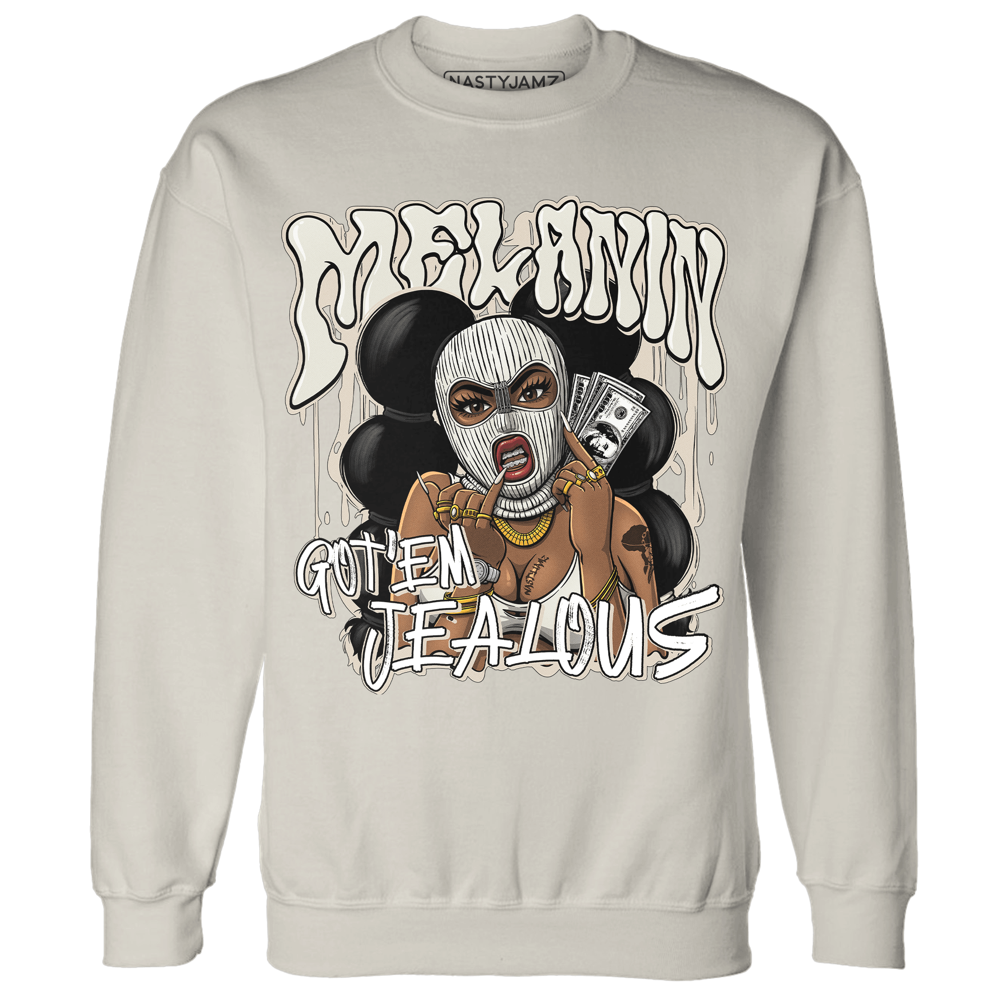 SE Sail 5s Sweatshirt Match Melanin Got Em Jealous - NastyJamz