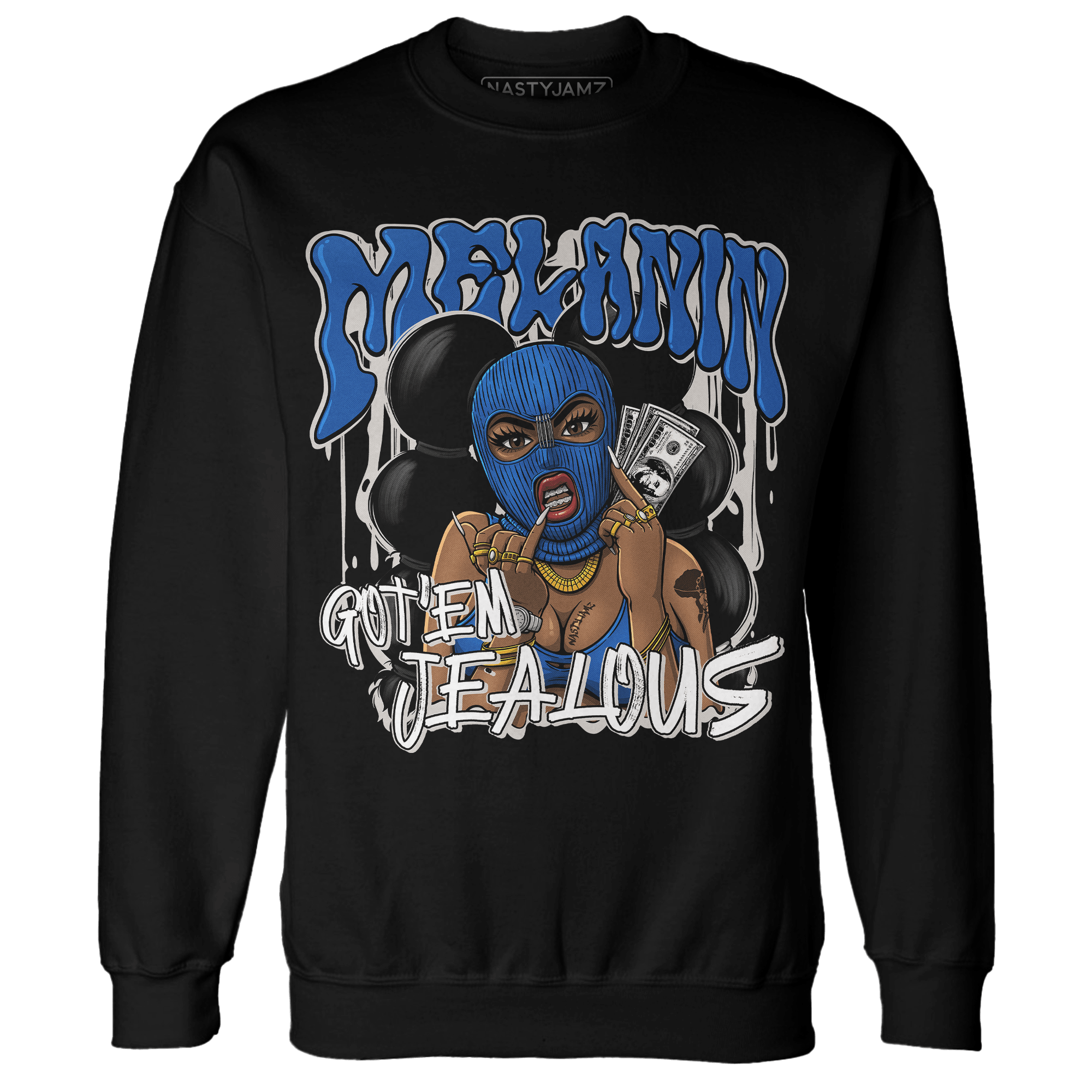 Air Max 1 86 Royal Sweatshirt Match Melanin Got Em Jealous - NastyJamz