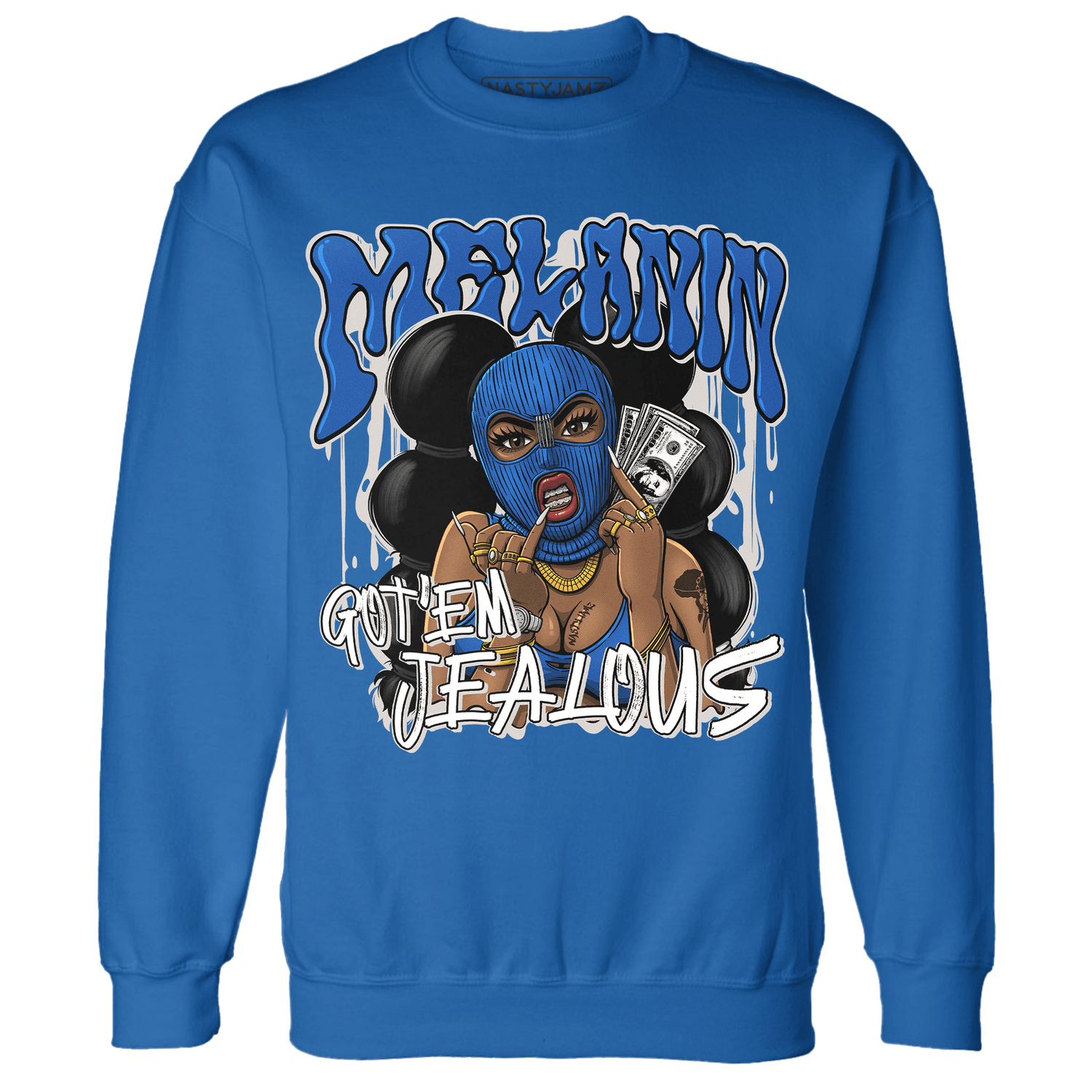 Air Max 1 86 Royal Sweatshirt Match Melanin Got Em Jealous - NastyJamz