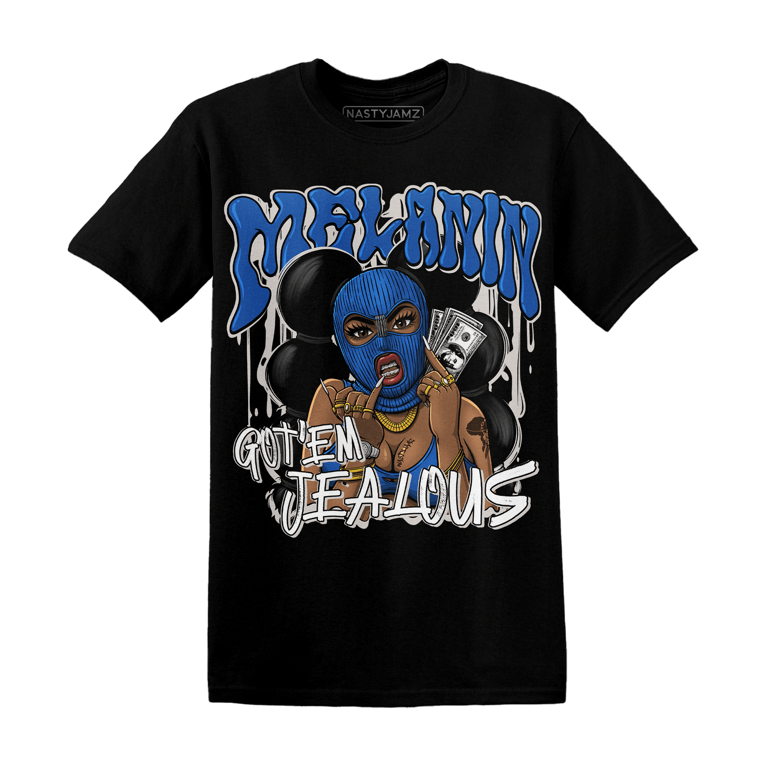 Air Max 1 86 Royal T Shirt Match Melanin Got Em Jealous - NastyJamz