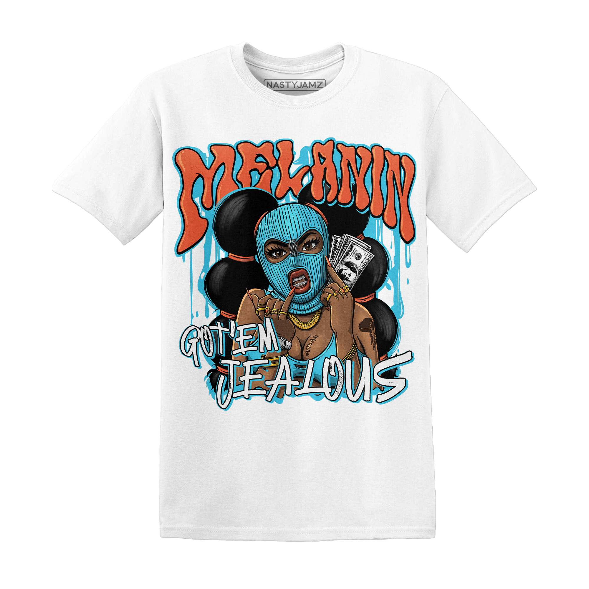 Dunk Low Dolphins T Shirt Match Melanin Got Em Jealous - NastyJamz