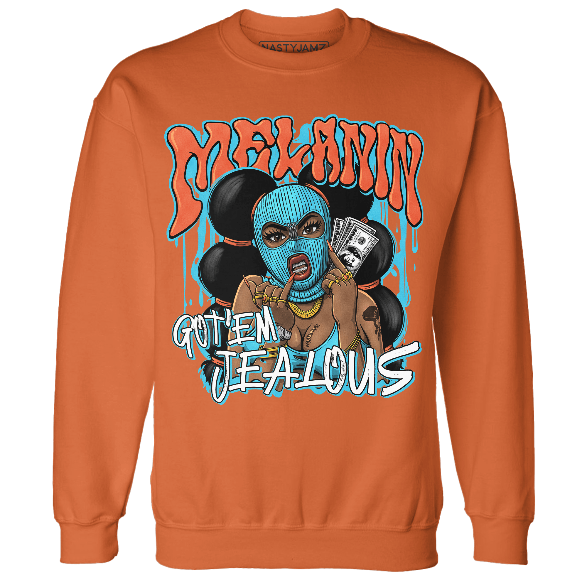 Dunk Low Dolphins Sweatshirt Match Melanin Got Em Jealous - NastyJamz