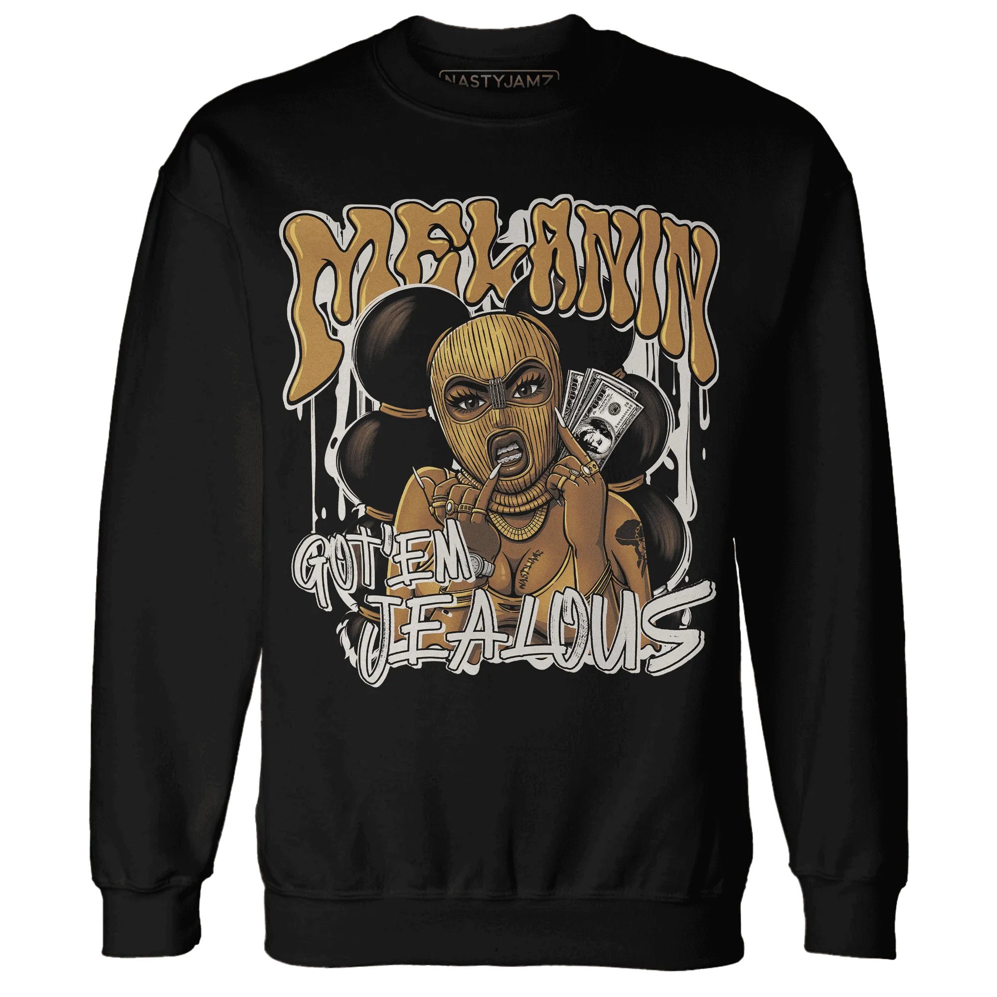 Dunk-Low-Retro-Wheat-Orange-NastyJamz-Sweatshirt-Match-Melanin-Got-Em-Jealous