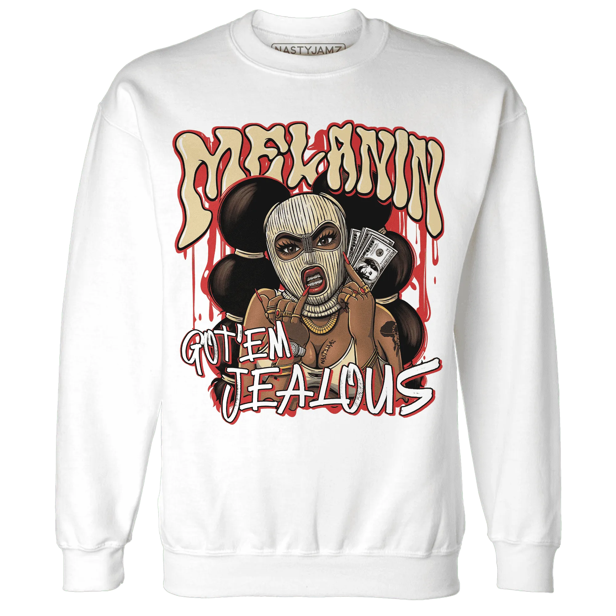 Dunk-Strawberry-Waffle-NastyJamz-Sweatshirt-Match-Melanin-Got-Em-Jealous