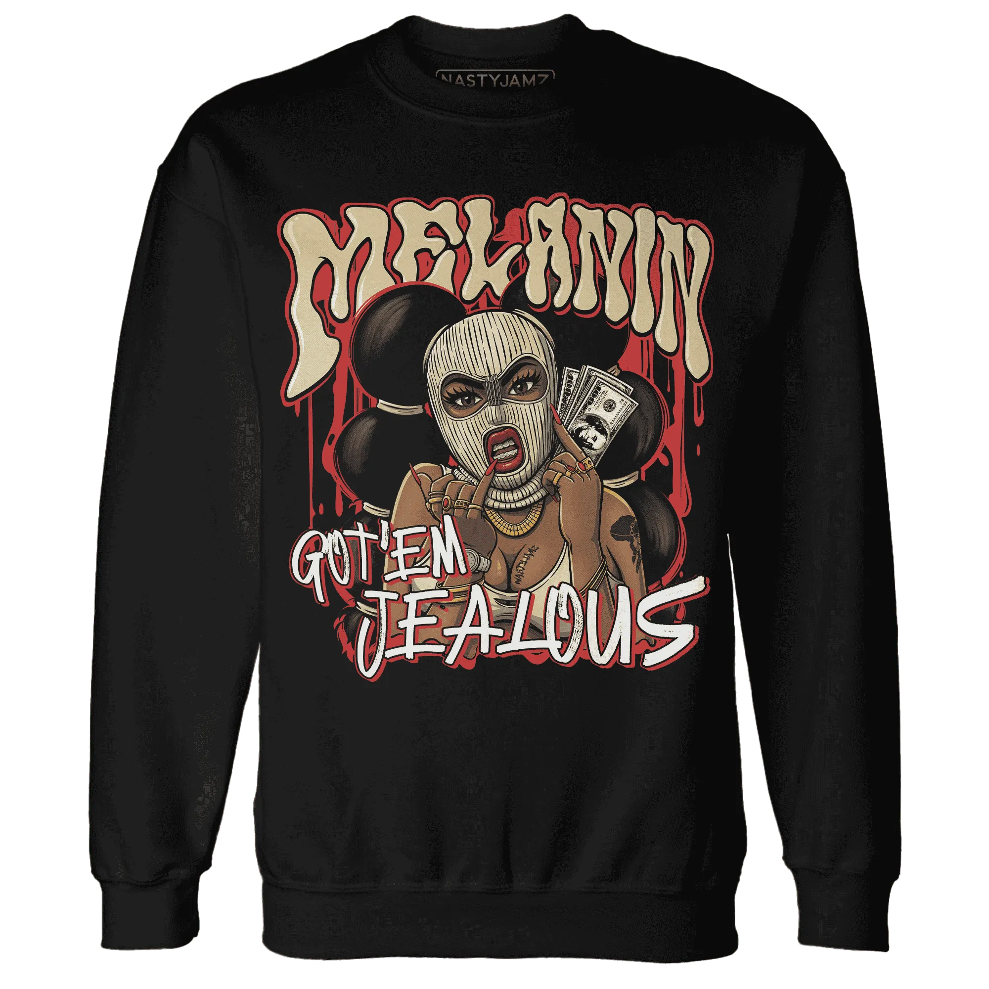 Dunk-Strawberry-Waffle-NastyJamz-Sweatshirt-Match-Melanin-Got-Em-Jealous