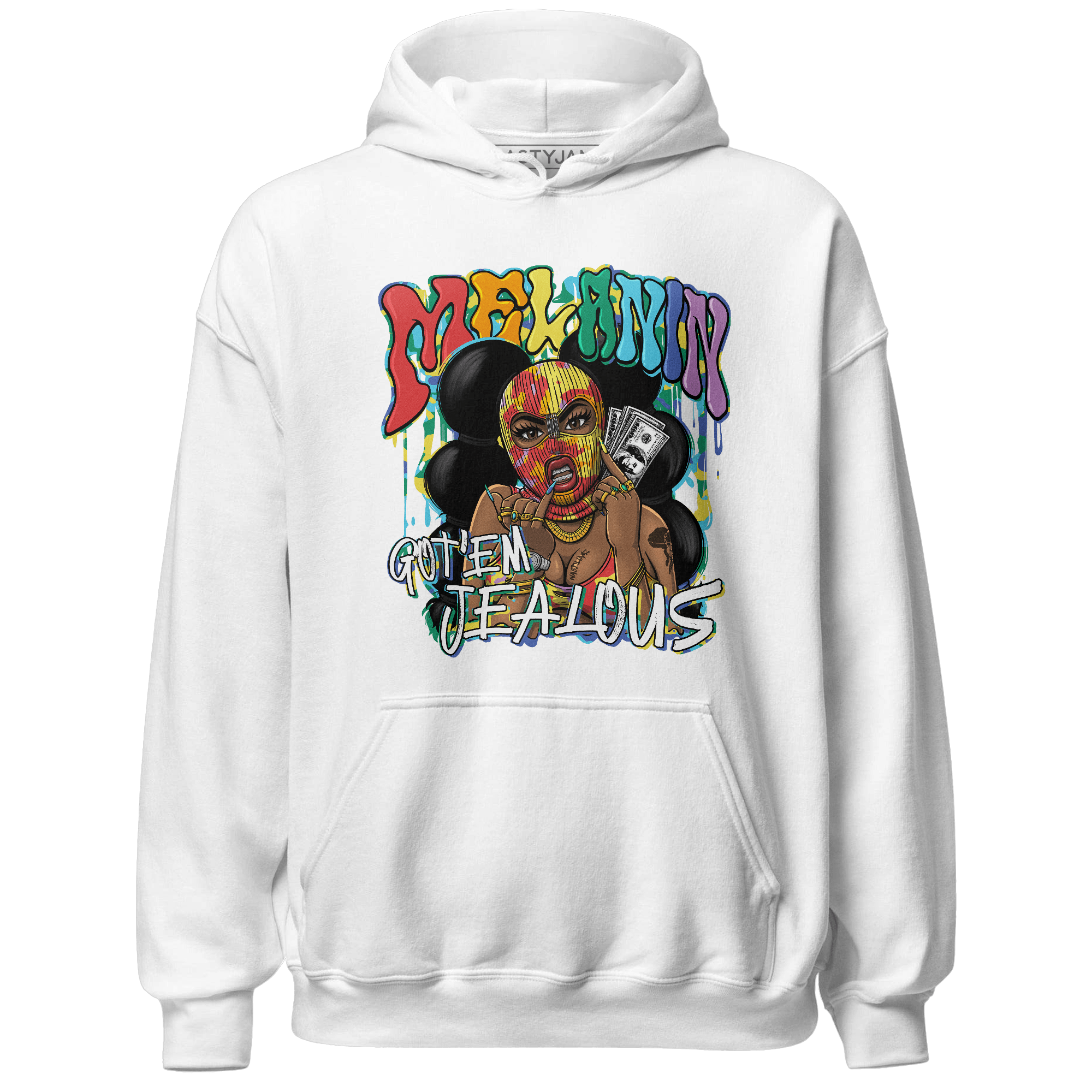 Mid GS Six Championships 1s Hoodie Match Melanin Got Em Jealous - NastyJamz
