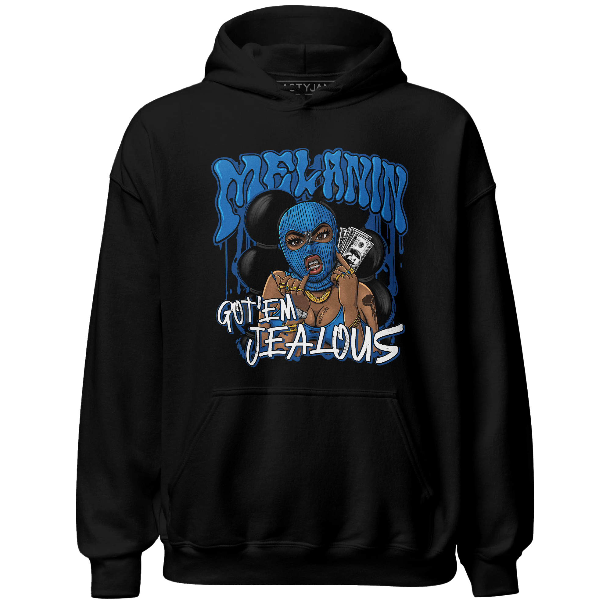 Royal Reimagined 1s Hoodie Match Melanin Got Em Jealous - NastyJamz