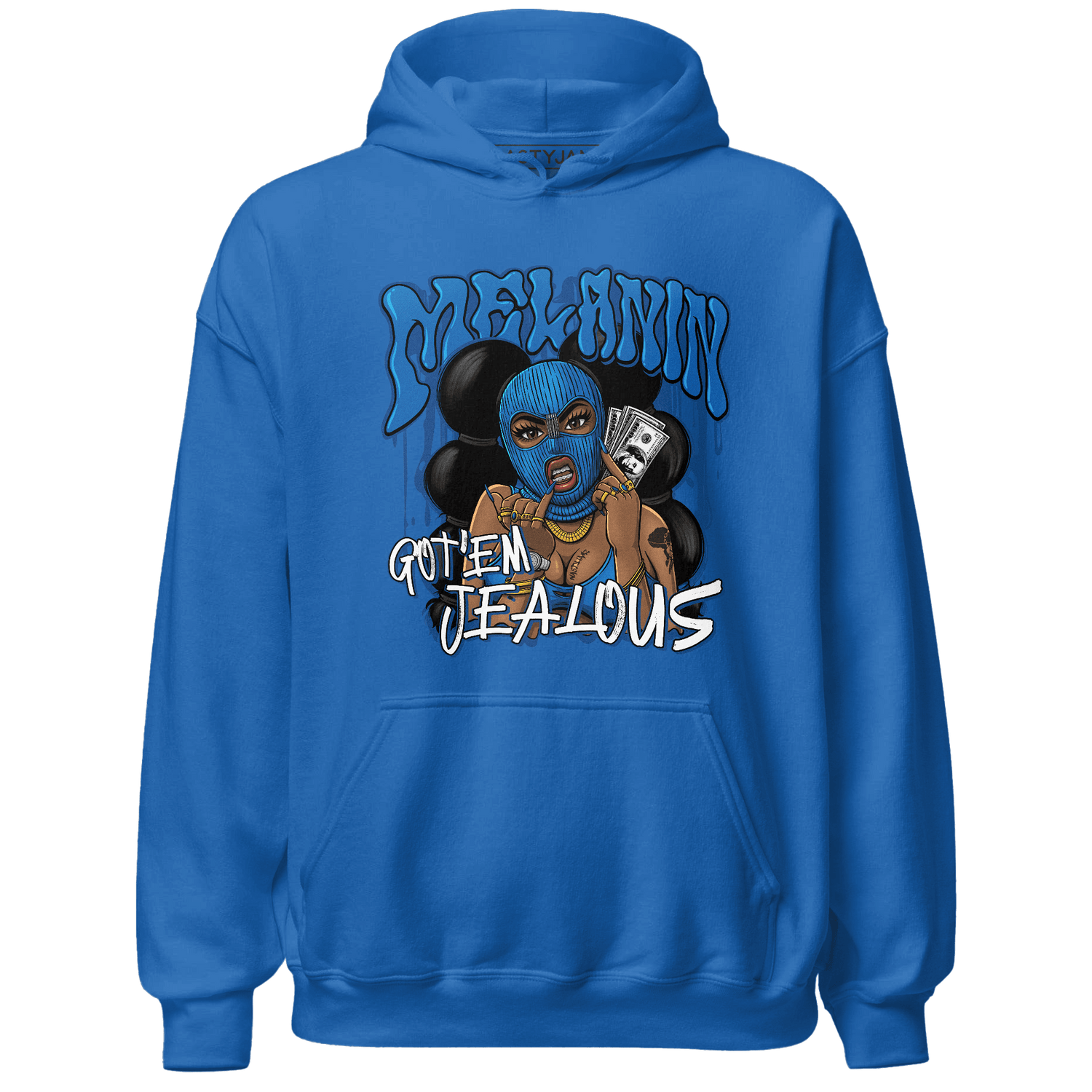 Royal Reimagined 1s Hoodie Match Melanin Got Em Jealous - NastyJamz