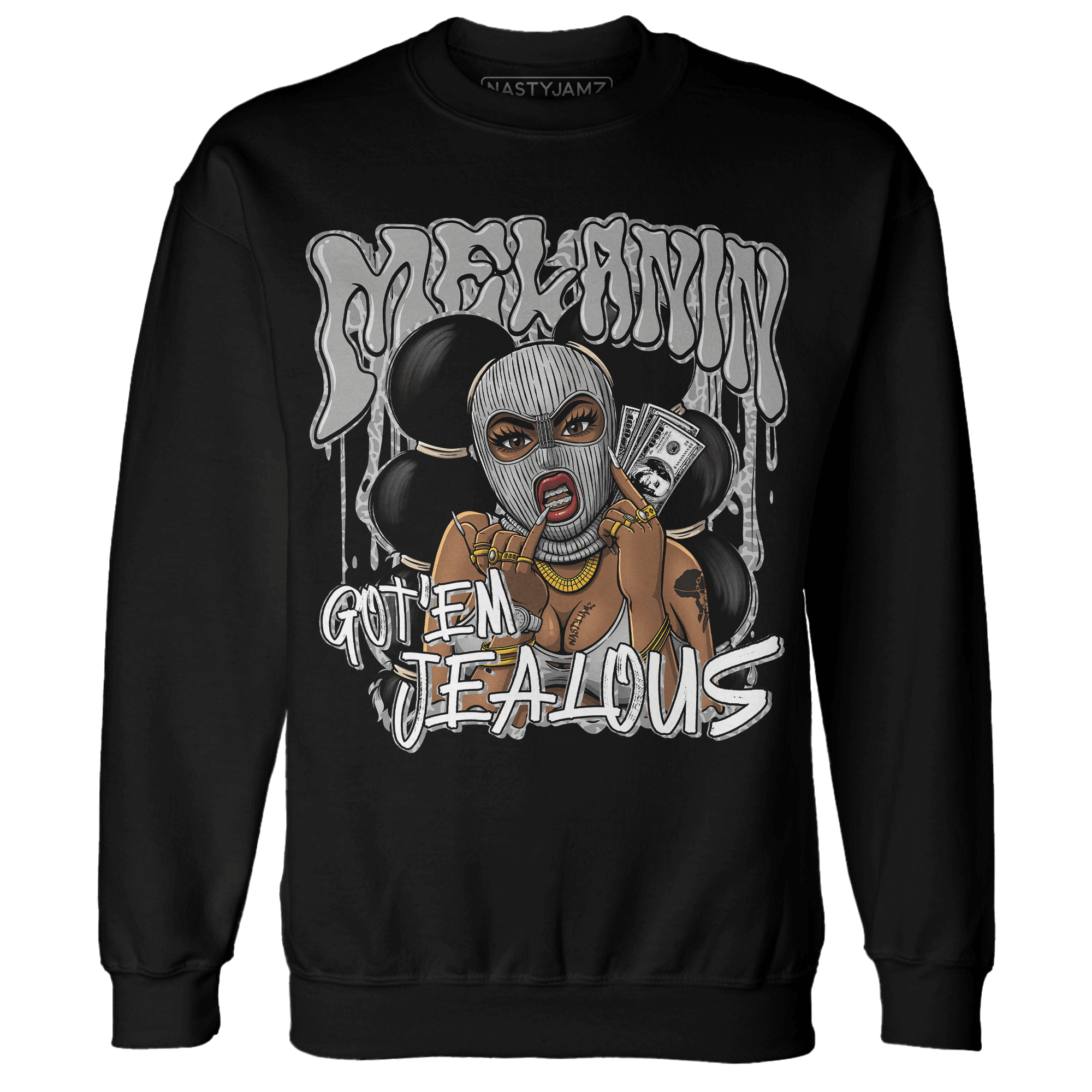 Craft Ivory 3s Sweatshirt Match Melanin Got Em Jealous - NastyJamz