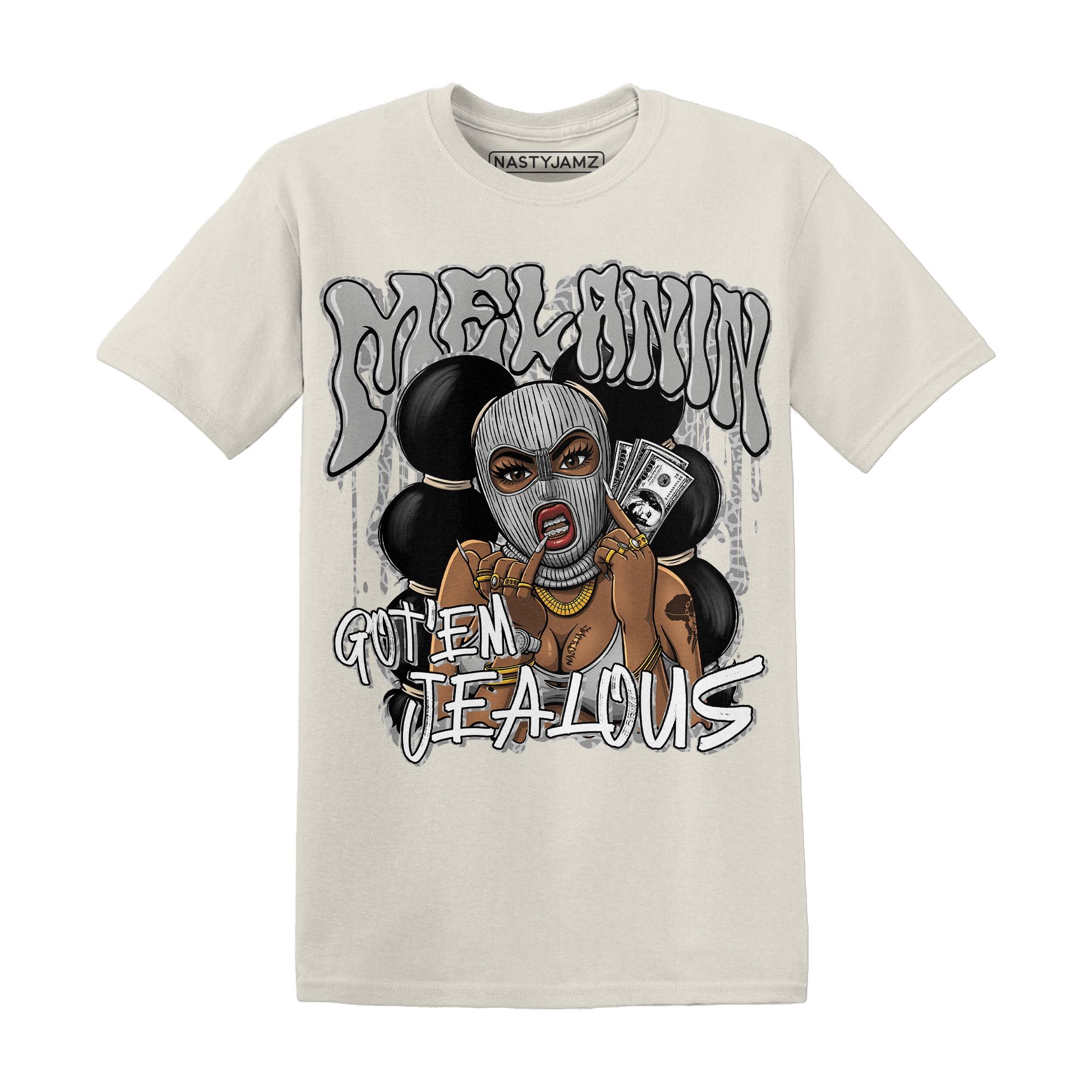 Craft Ivory 3s T Shirt Match Melanin Got Em Jealous - NastyJamz