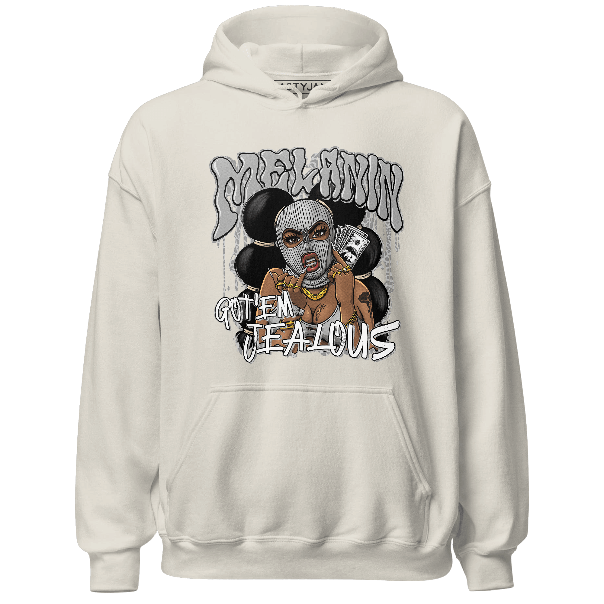 Craft Ivory 3s Hoodie Match Melanin Got Em Jealous - NastyJamz