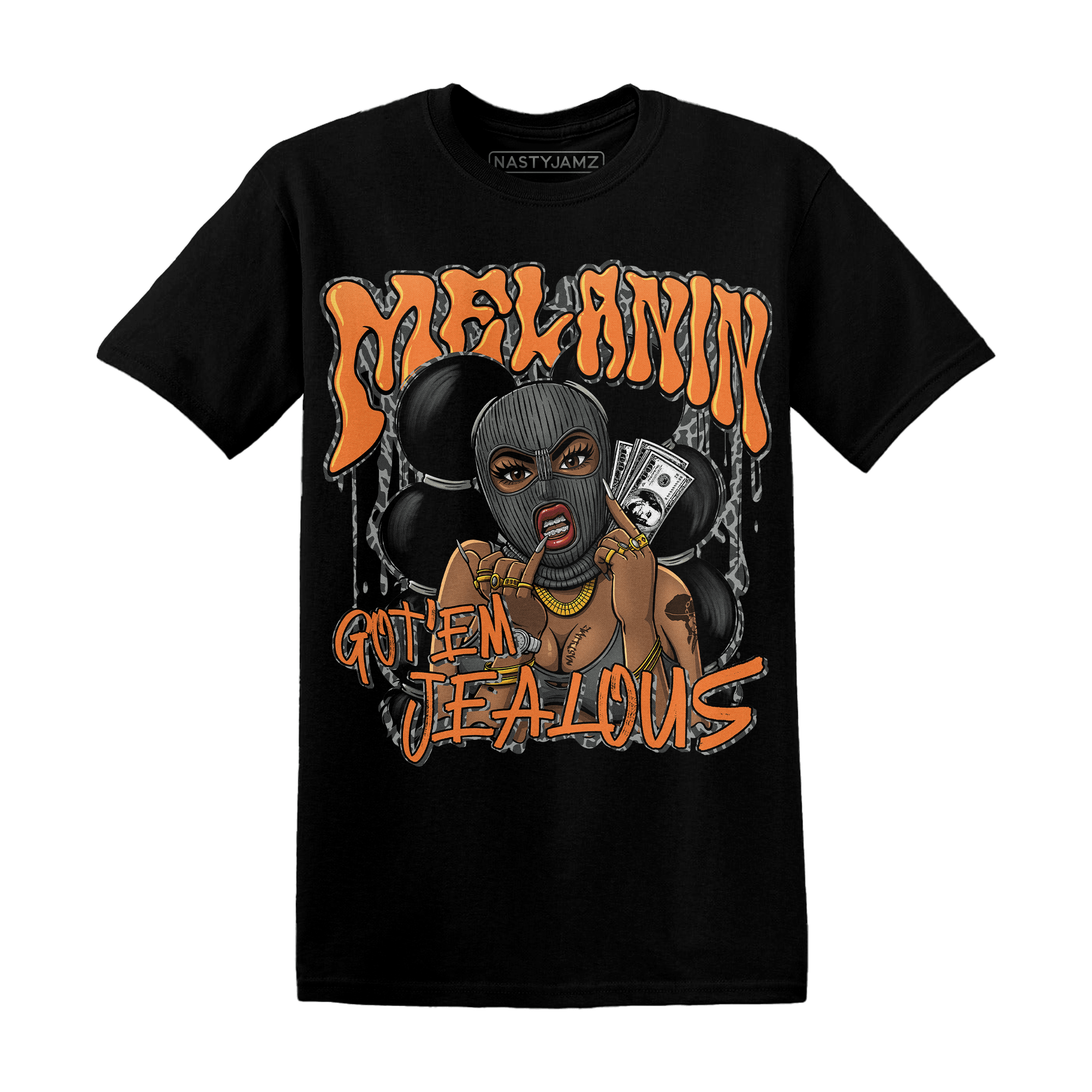Fear Pack 3s T Shirt Match Melanin Got Em Jealous - NastyJamz