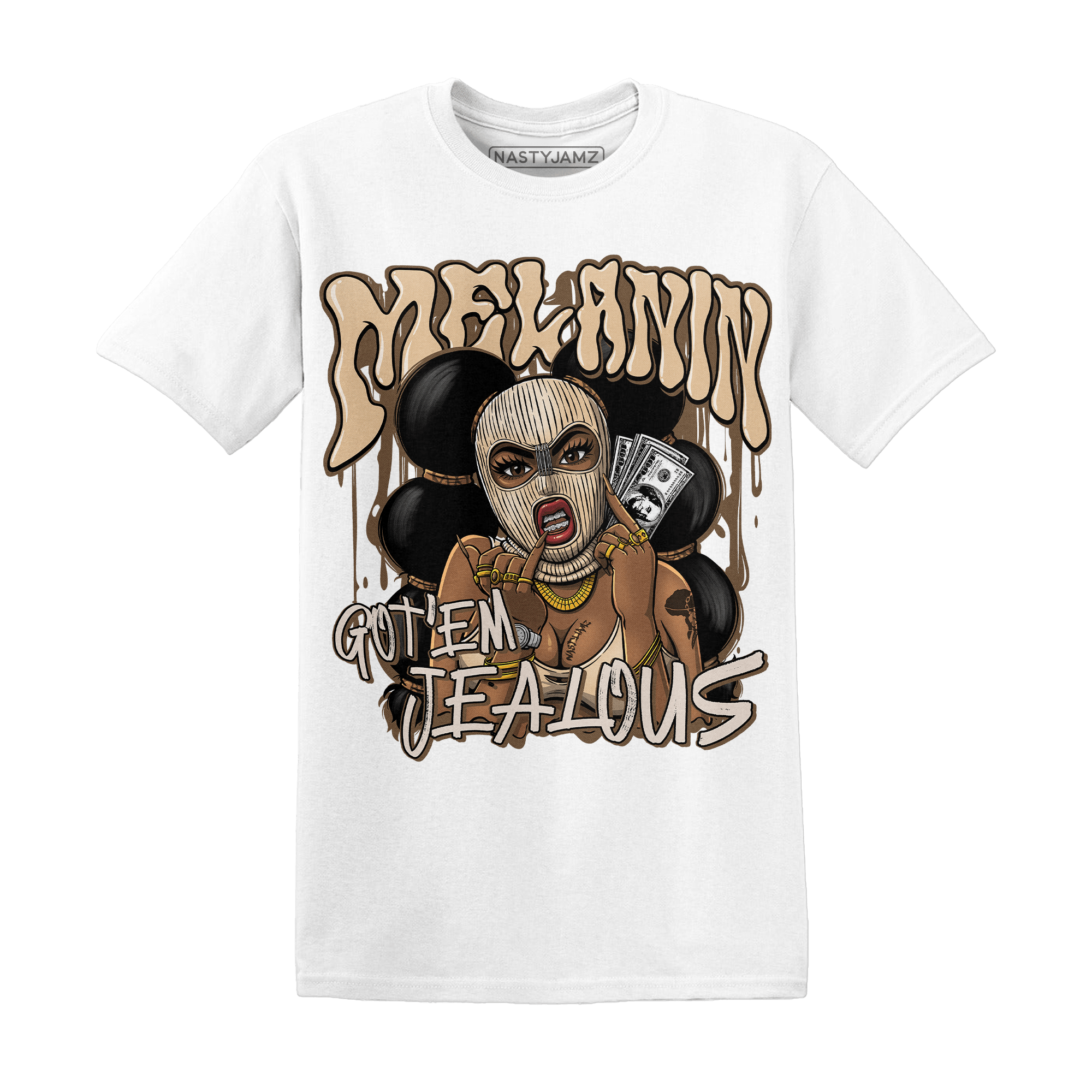 Palomino 3s T Shirt Match Melanin Got Em Jealous - NastyJamz