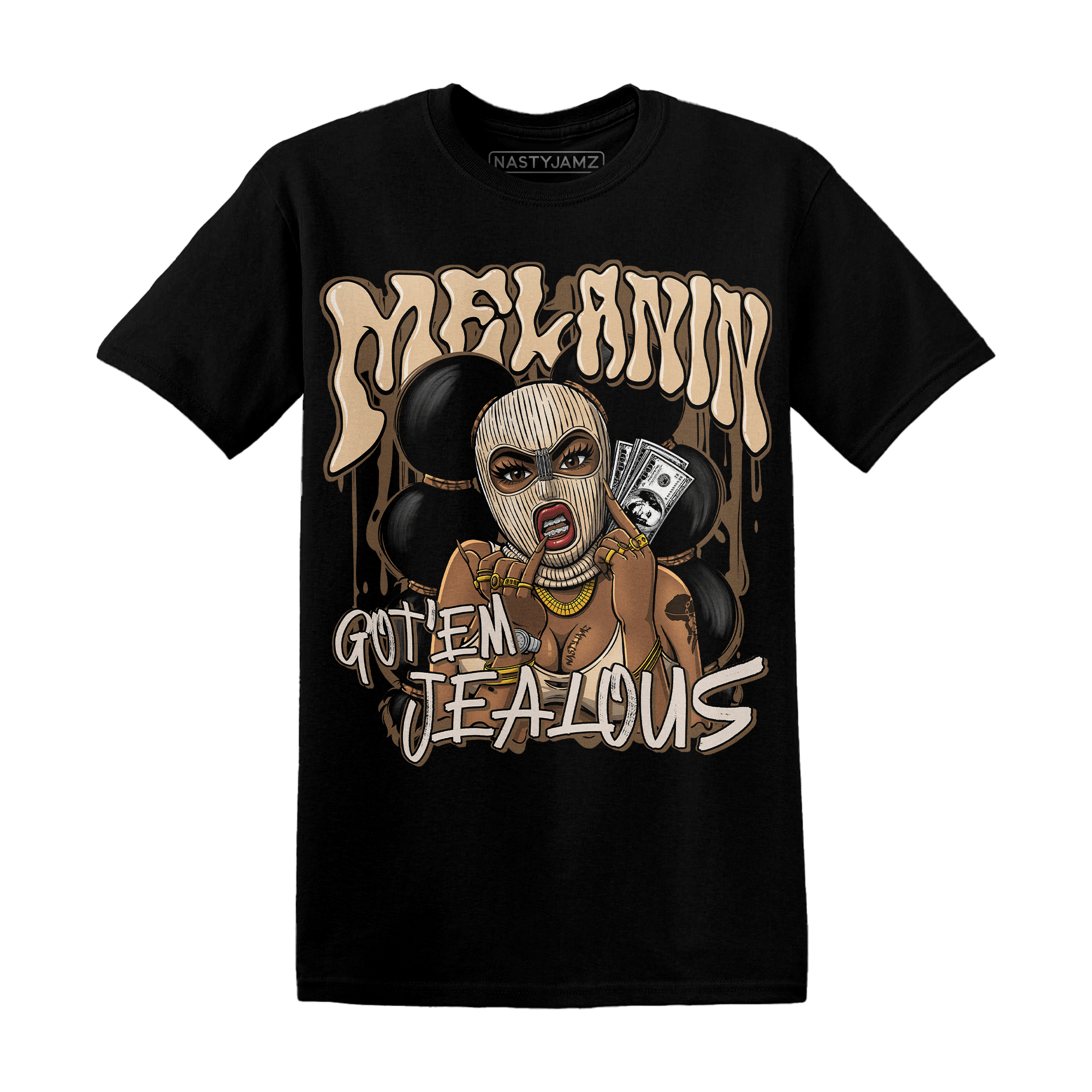 Palomino 3s T Shirt Match Melanin Got Em Jealous - NastyJamz