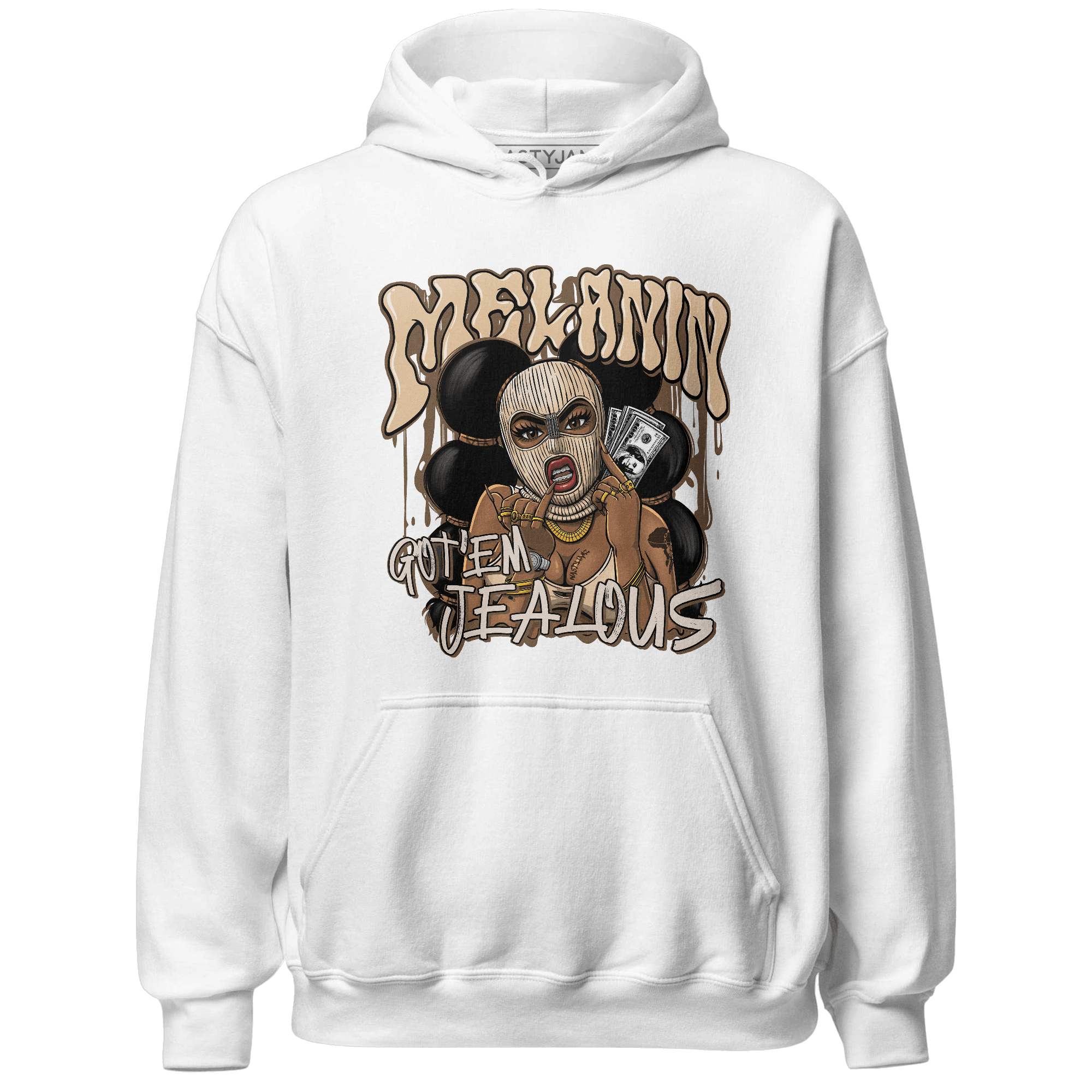 Palomino 3s Hoodie Match Melanin Got Em Jealous - NastyJamz